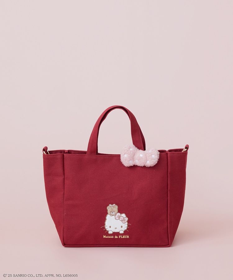 🎀【預訂】 Maison de FLEUR × HELLO KITTY 2way Tote Bag R 
