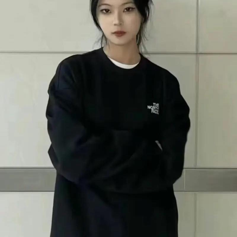 日系3色刺繡情侶衛衣 