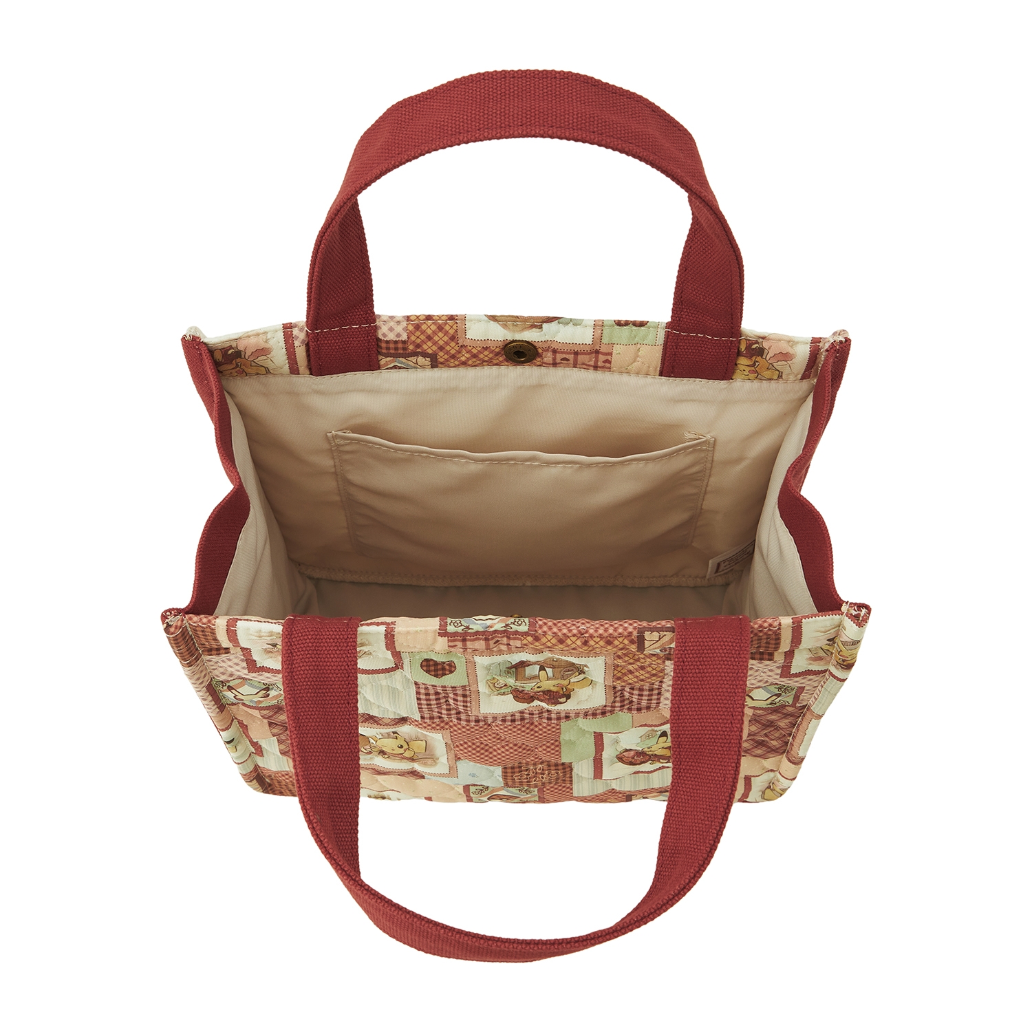 Pokemon Center 2026 パッチワーク風ミニトートバッグ Pikachu’s Sweet Delivery 手提袋 - 01260358