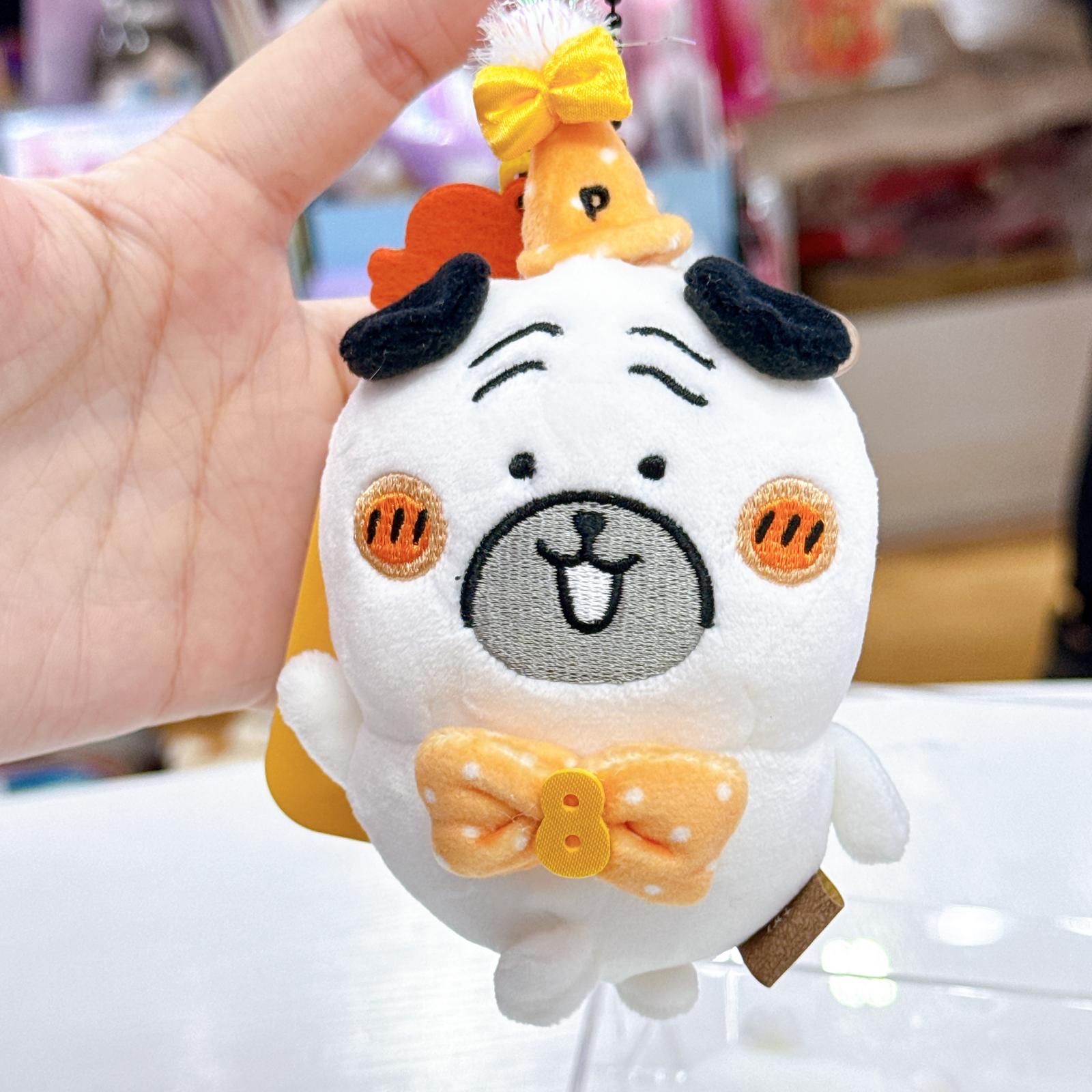 日本直送nagana 白熊 jokebear新款八哥生日公仔掛飾/5cm迷你公仔