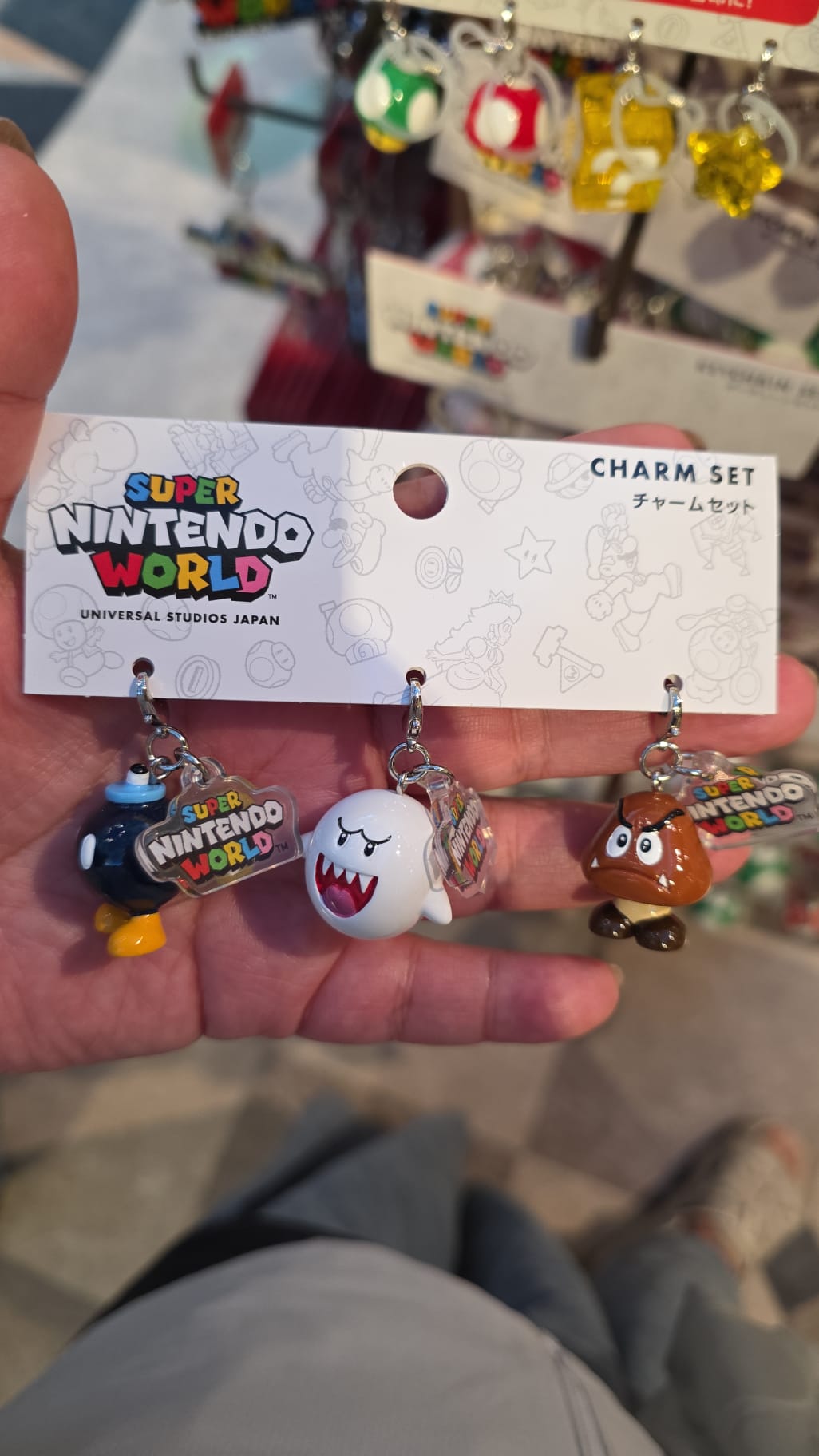 mario charm set