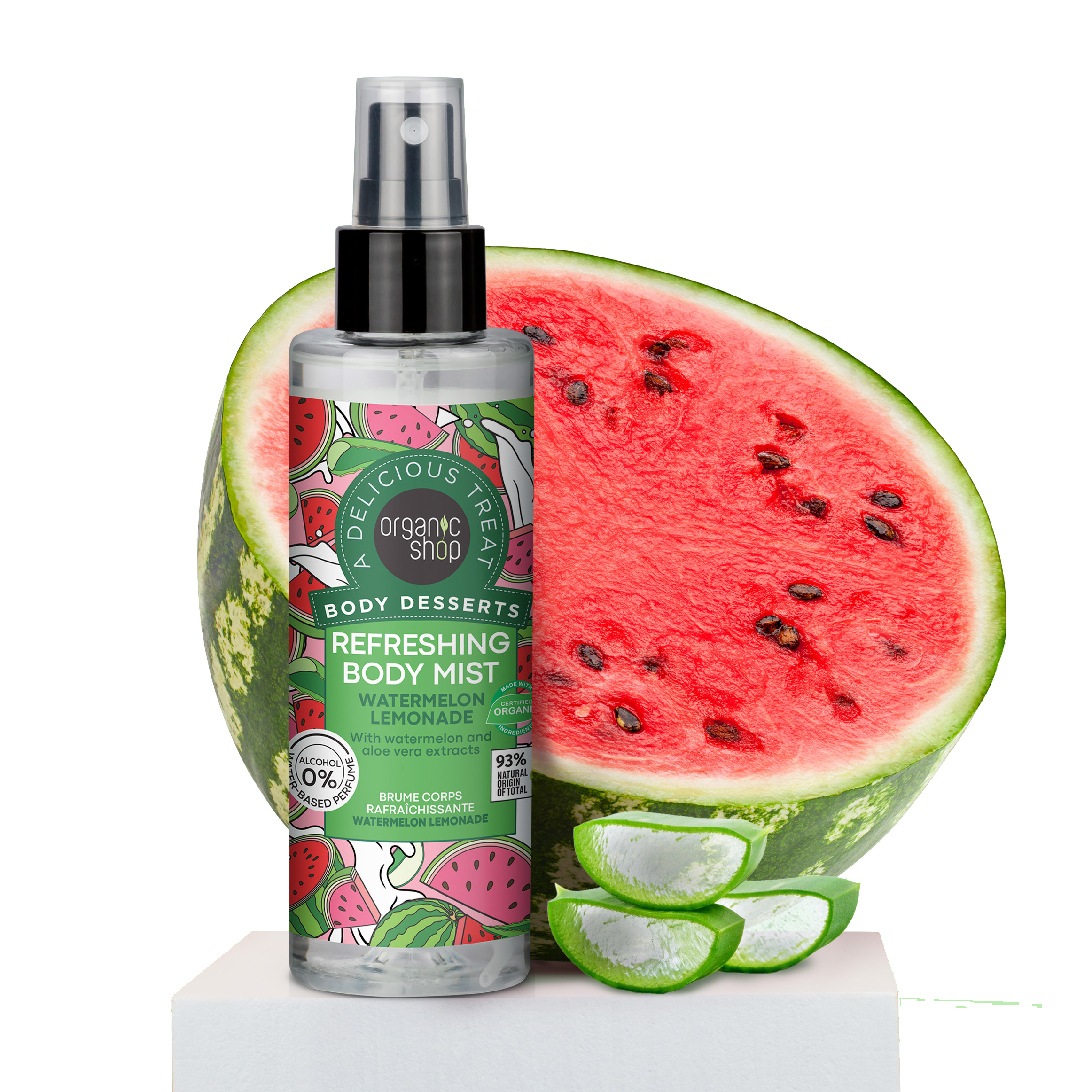 OBM-05 有機西瓜香薰保濕身體噴霧(0%酒精) 200ml