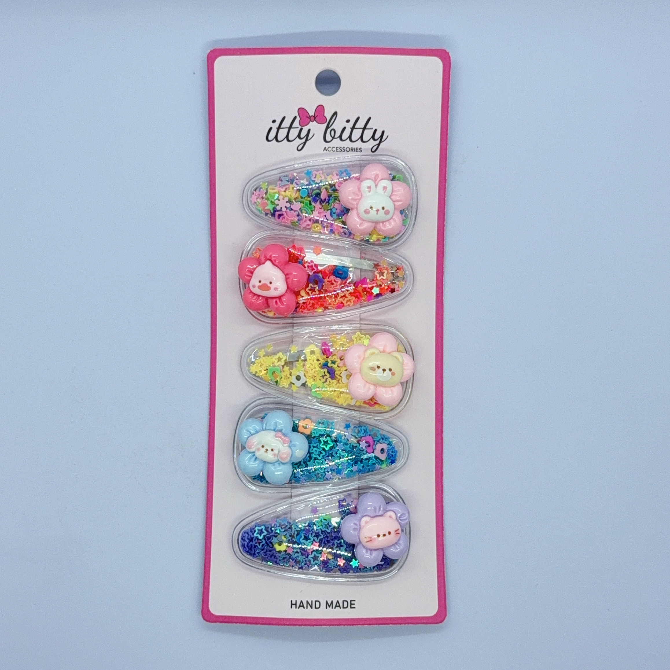 Shake Shake髮夾組 (5隻裝) /  Shake Shake Hair Clip Set (5 pcs) - 組合C