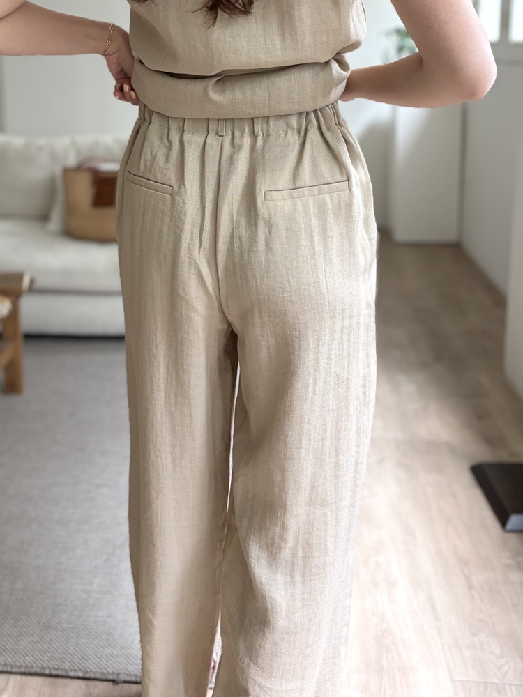 The Fine Linen Summer Set (Beige)