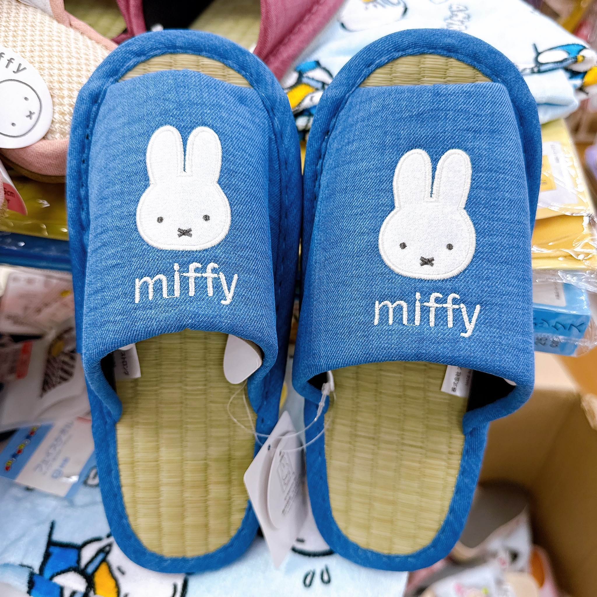 日本直送獨家限定Miffy 多款家居拖鞋/竹蓆拖