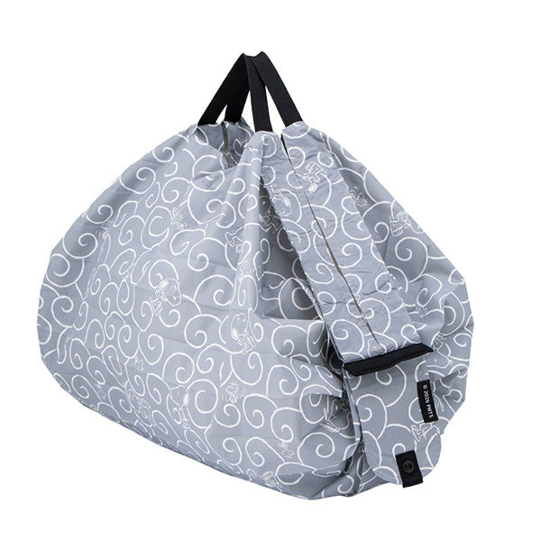 現貨｜Snoopy 日本 Shupatto Compact Bag 可摺 環保袋 M Size (唐草花紋 SPZ-4368)