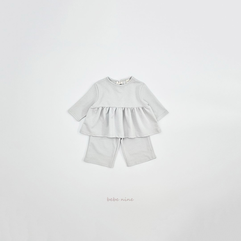 🌸預訂 韓國直送🌸🇰🇷Bebenine兩色後背絲帶寬鬆長袖上下套裝