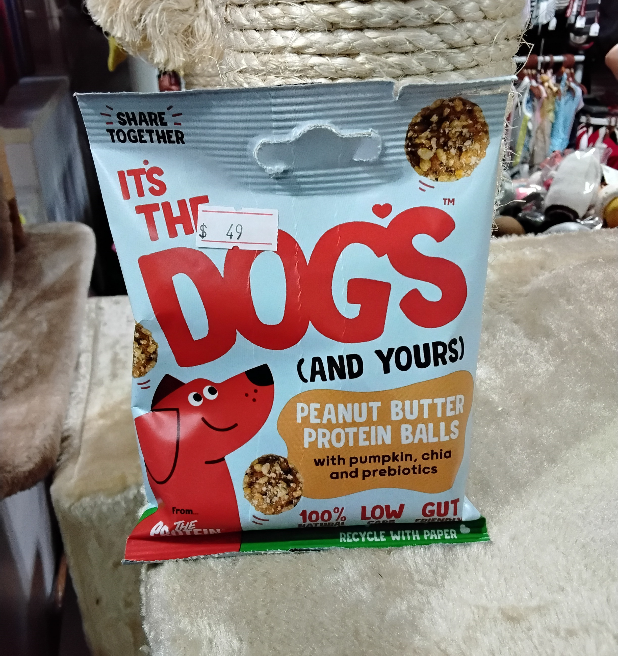 ITS DOGS Peanut Butter Protein Balls
