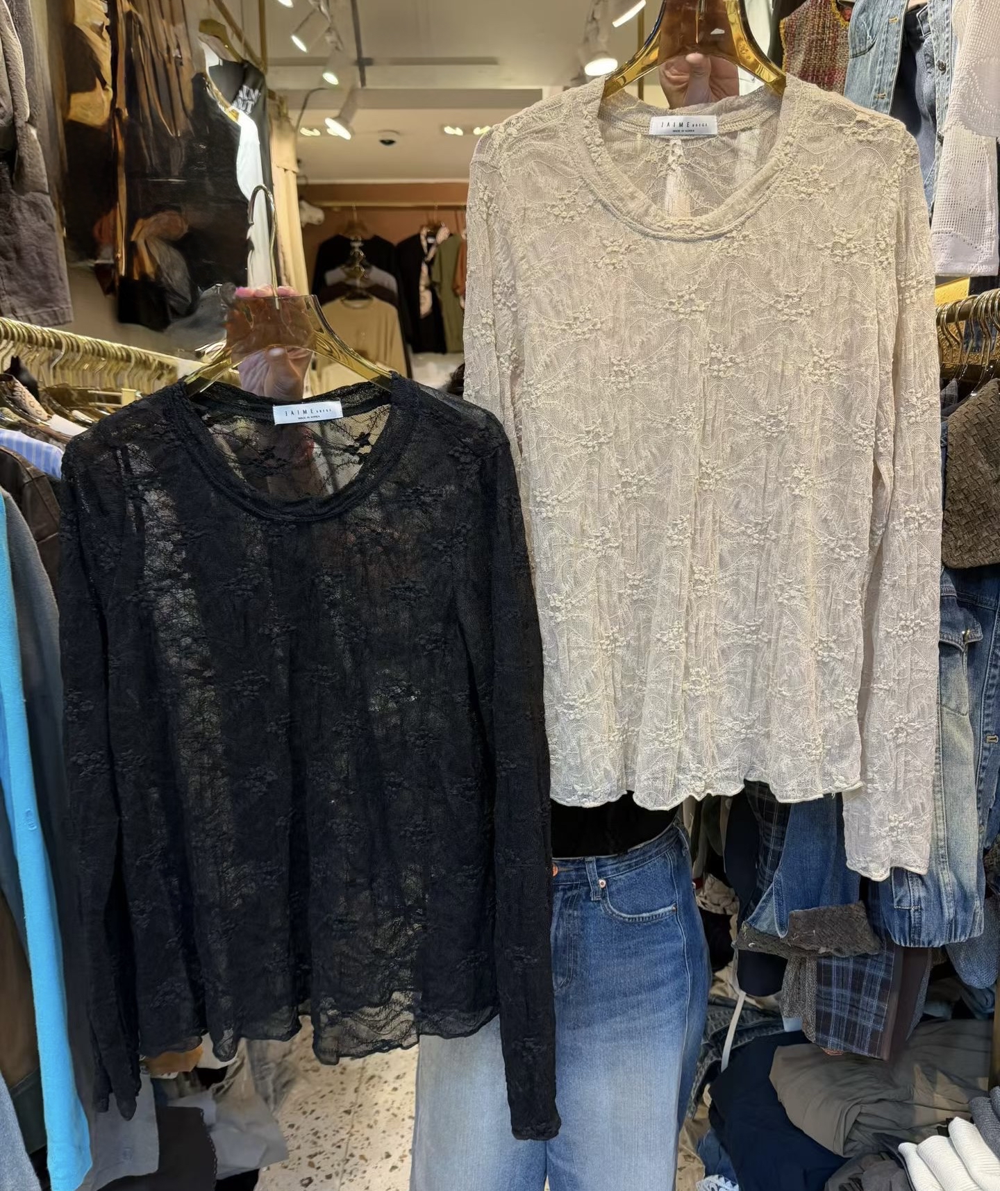 圓領Lace Top