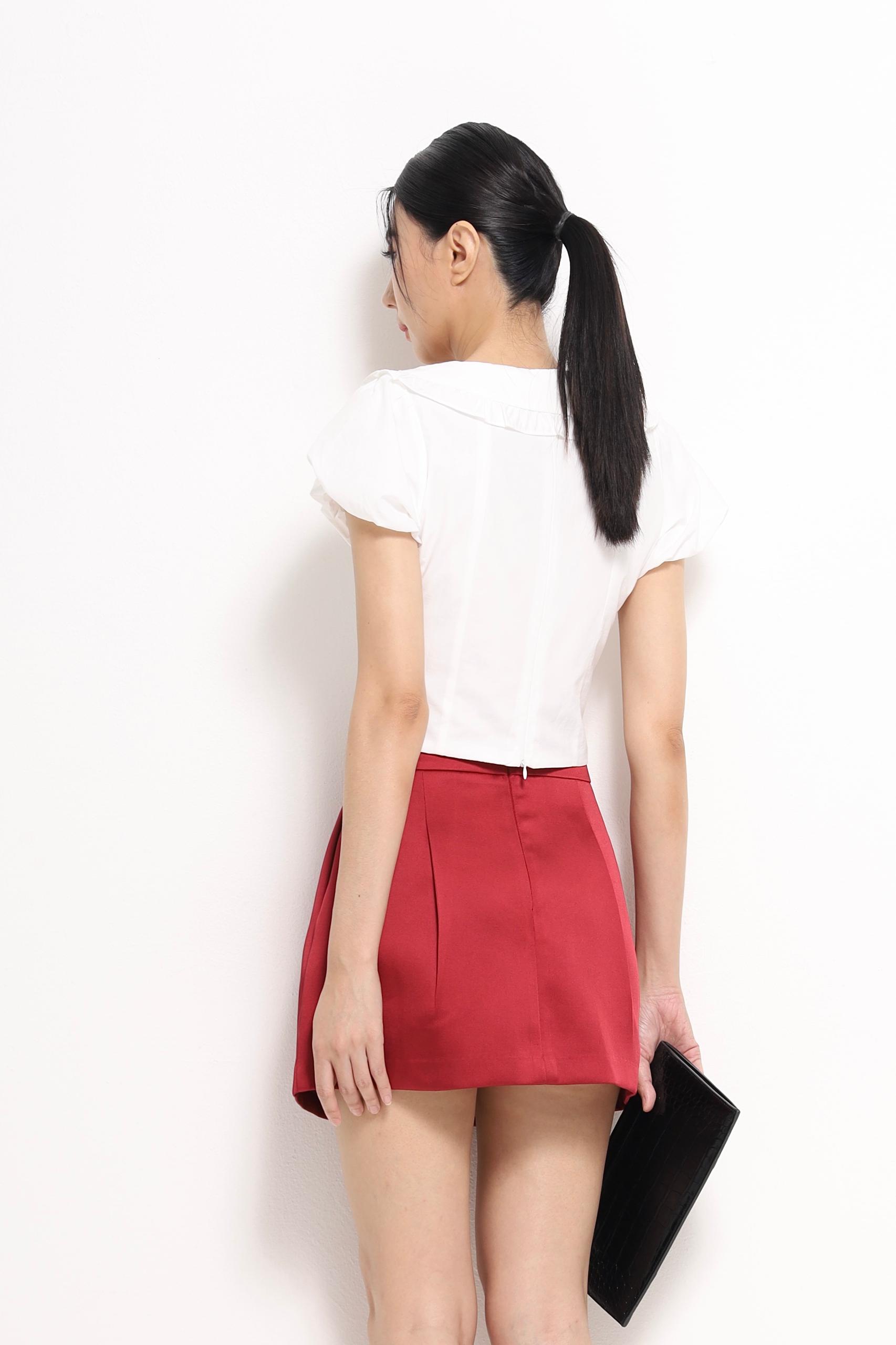 CS1435 Classic A-Line Mini Skirt