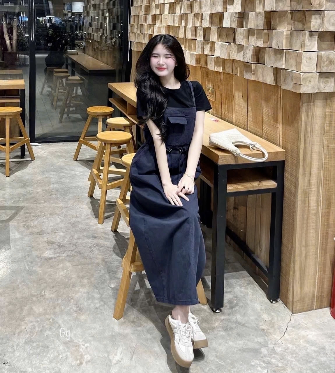 休閒背帶裙   * 可愛休閒裝两件套