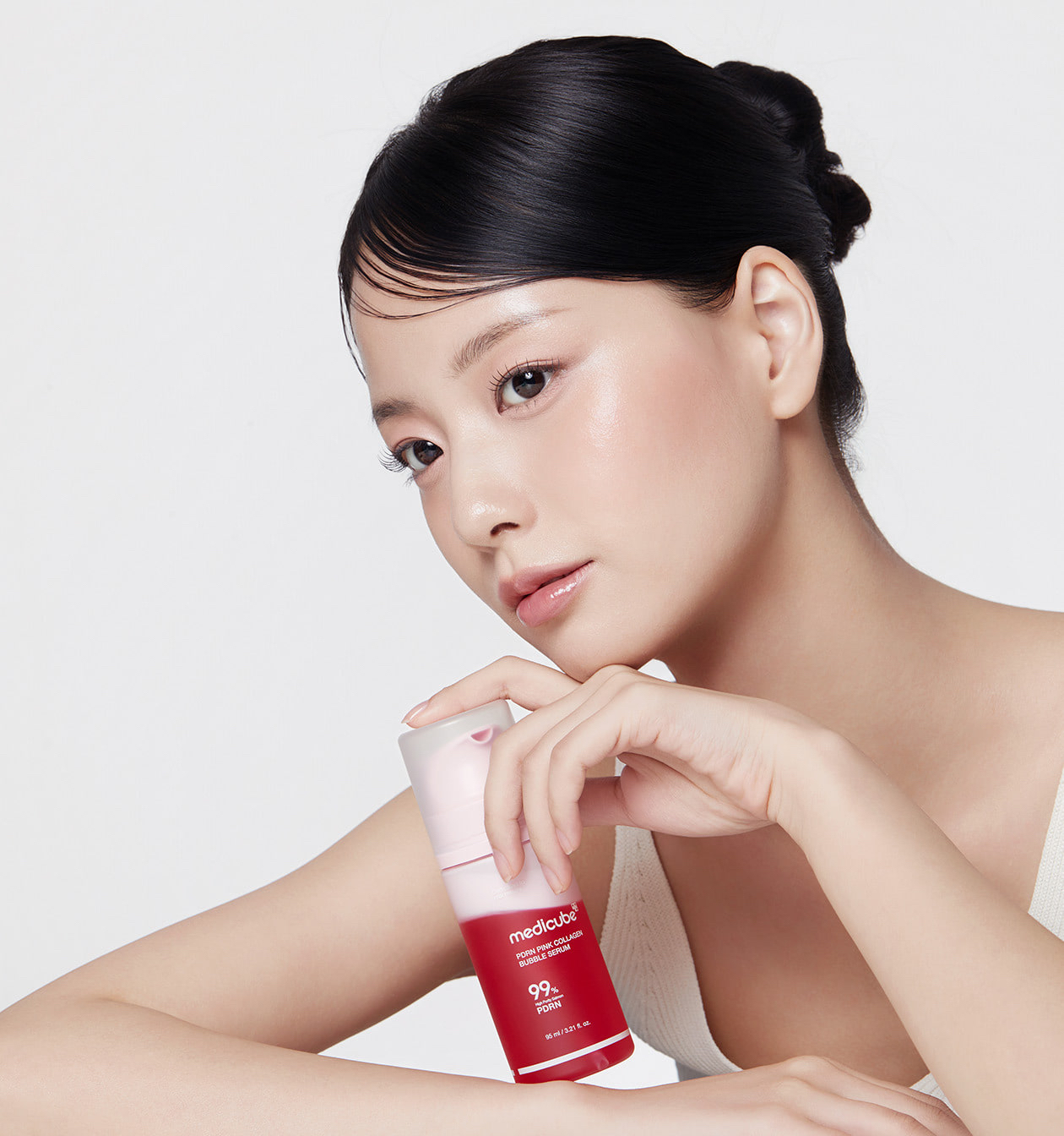 [韓國MEDICUBE ] 泡泡精華 PDRN粉紅膠原泡沫精華 PDRN Pink Collagen Bubble Serum（預購商品）