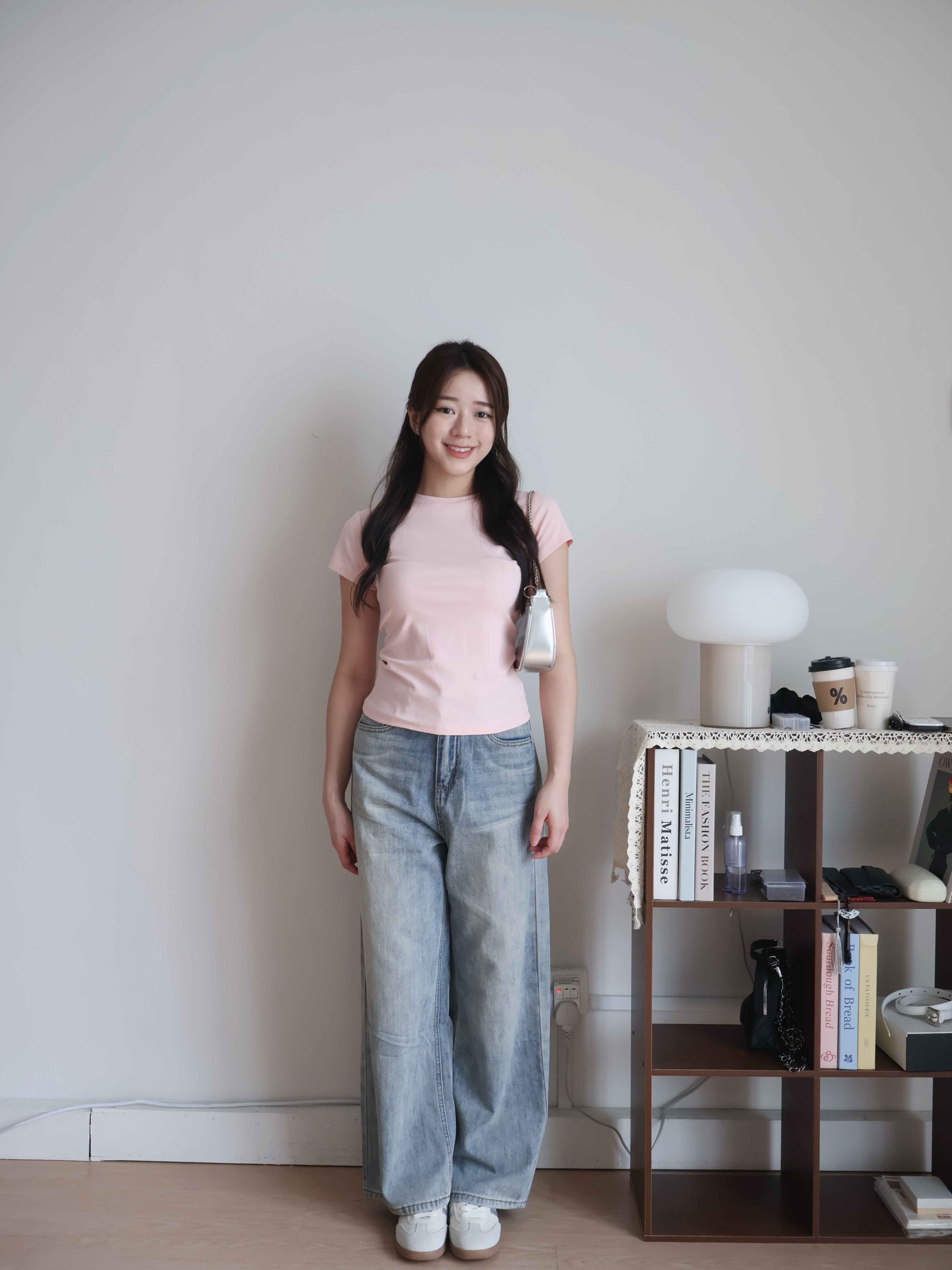 Hailey Cotton Tee | Pink
