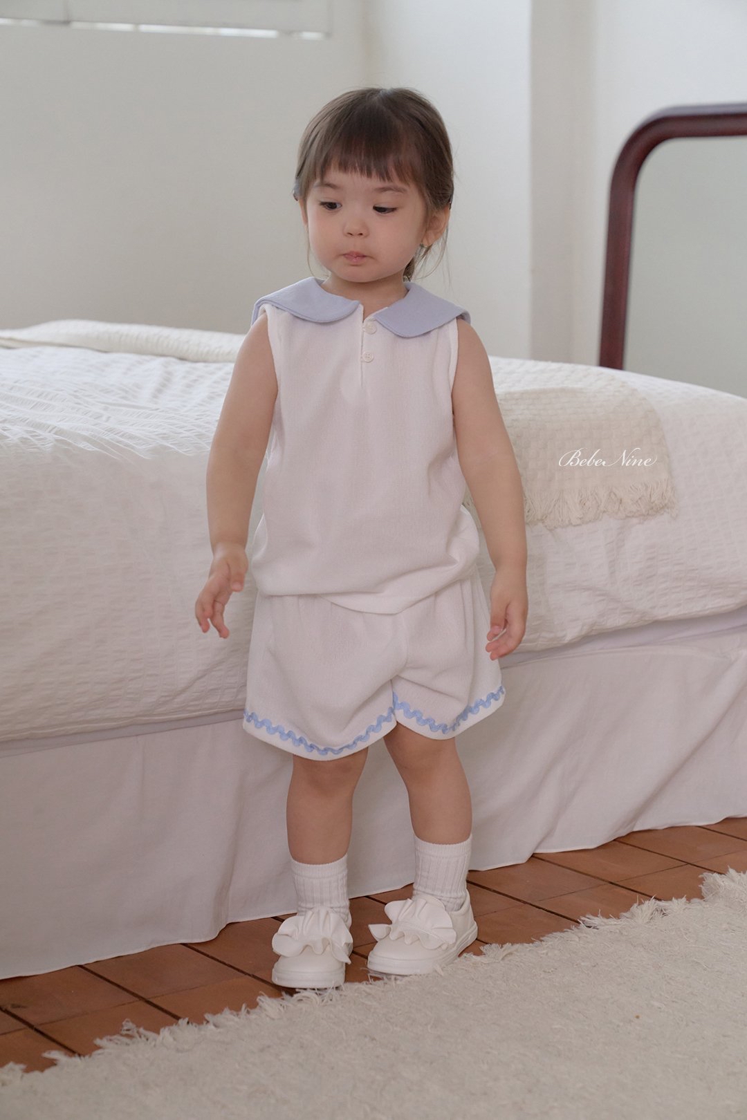 ☀️預訂 韓國直送☀️🇰🇷Bebenine兩色水手領背心短褲上下套裝