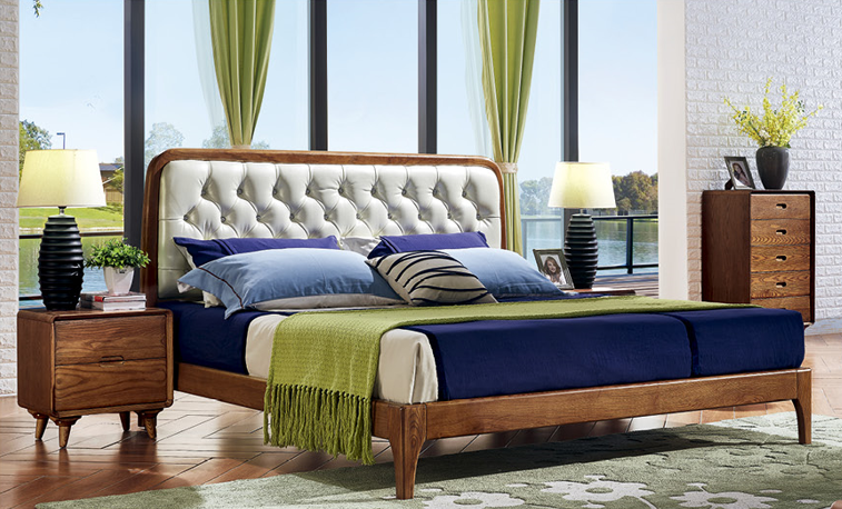 1.5米/1.8米 實木床架 47 