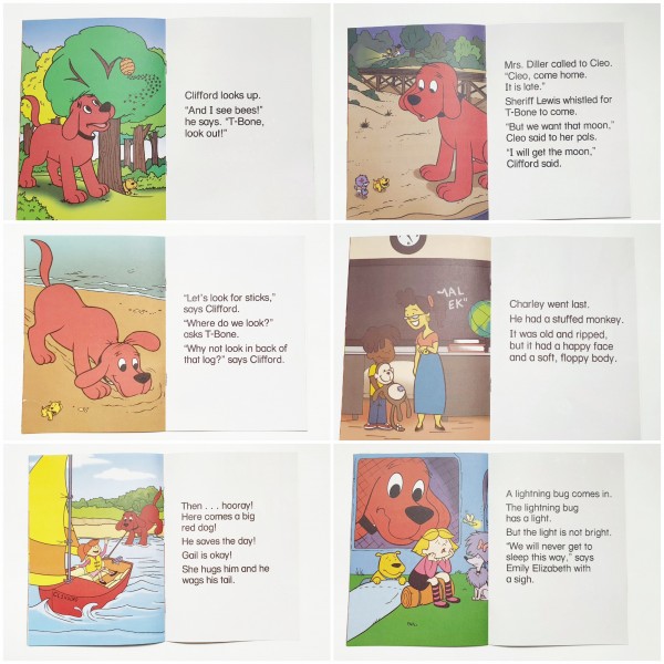 Clifford Phonics Fun Pack 1-6 The Big Red Dog 大紅狗克里弗系列 自然拼讀套書｜6 boxes 72 books｜點讀版