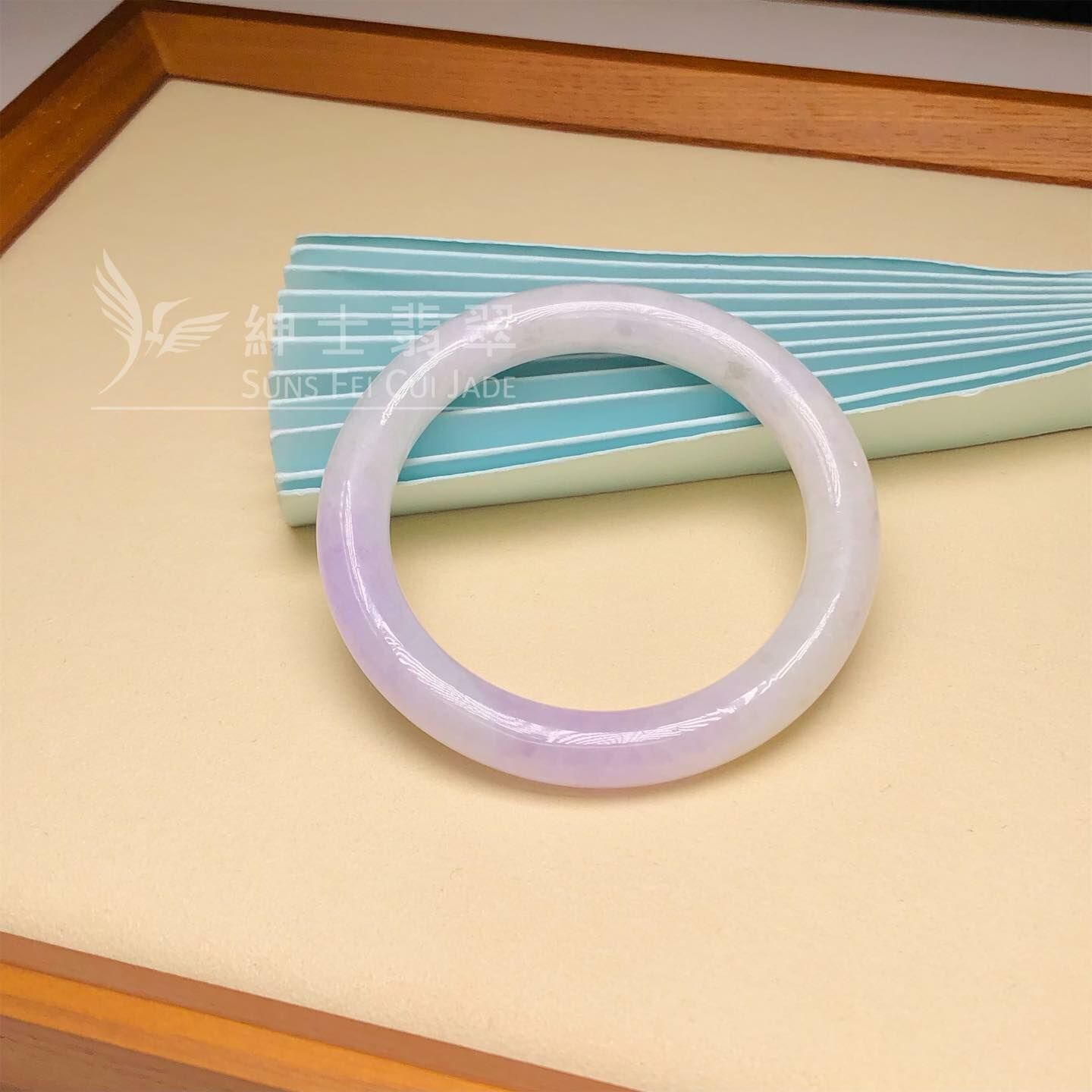 冰藍紫圓鐲54.7mm