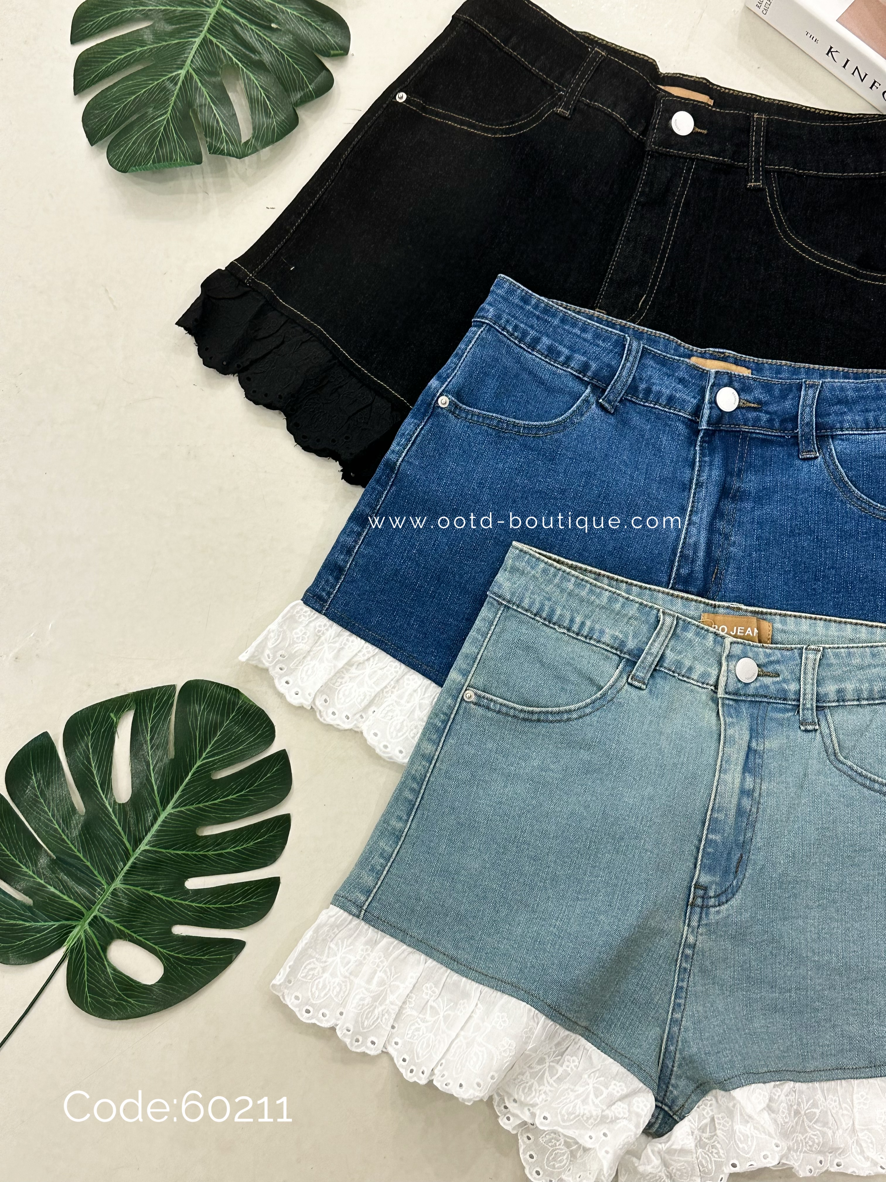 60211 JEANS SHORT PANT 
