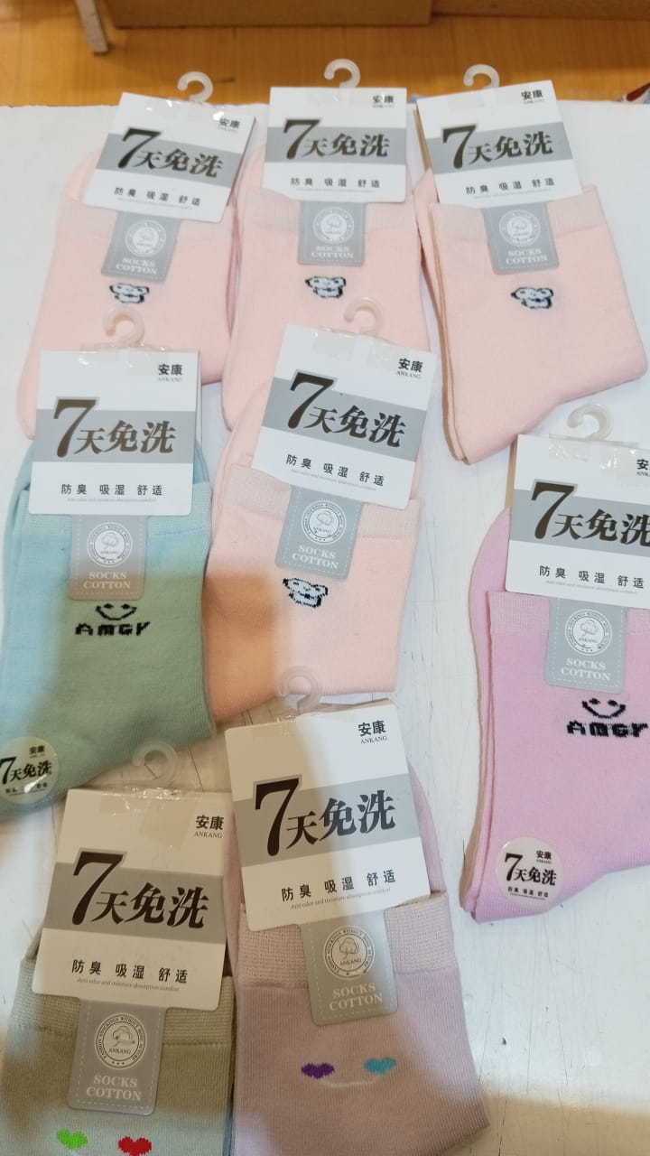 87199 Fashion Socks Mid-Cut Color 