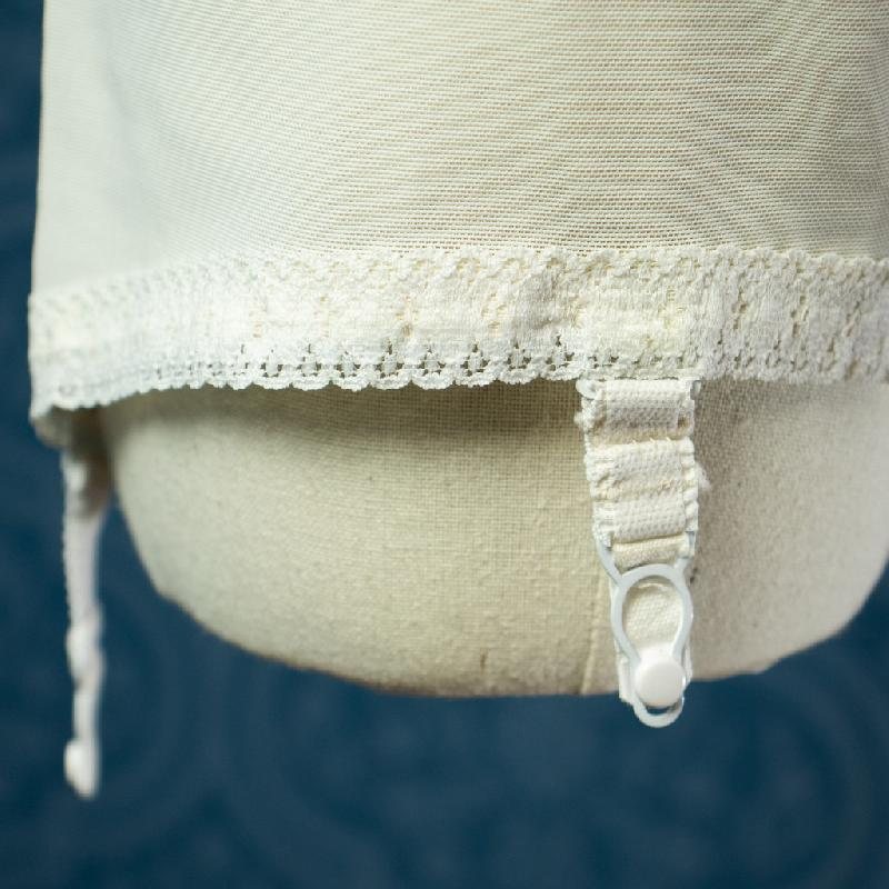 Vintage Amourette Lace Girdle with Garter / Elastic Waist Band- Approx Size S(FC147)