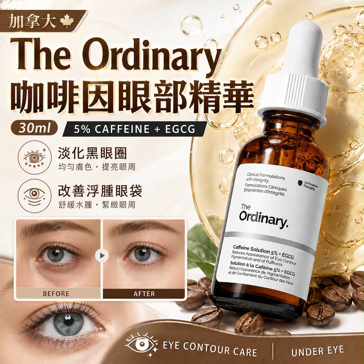 【預訂】加拿大The Ordinary咖啡因眼部精華30ml