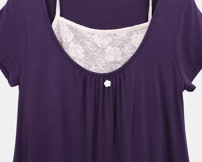 Layer Lace Halter-Neck Top