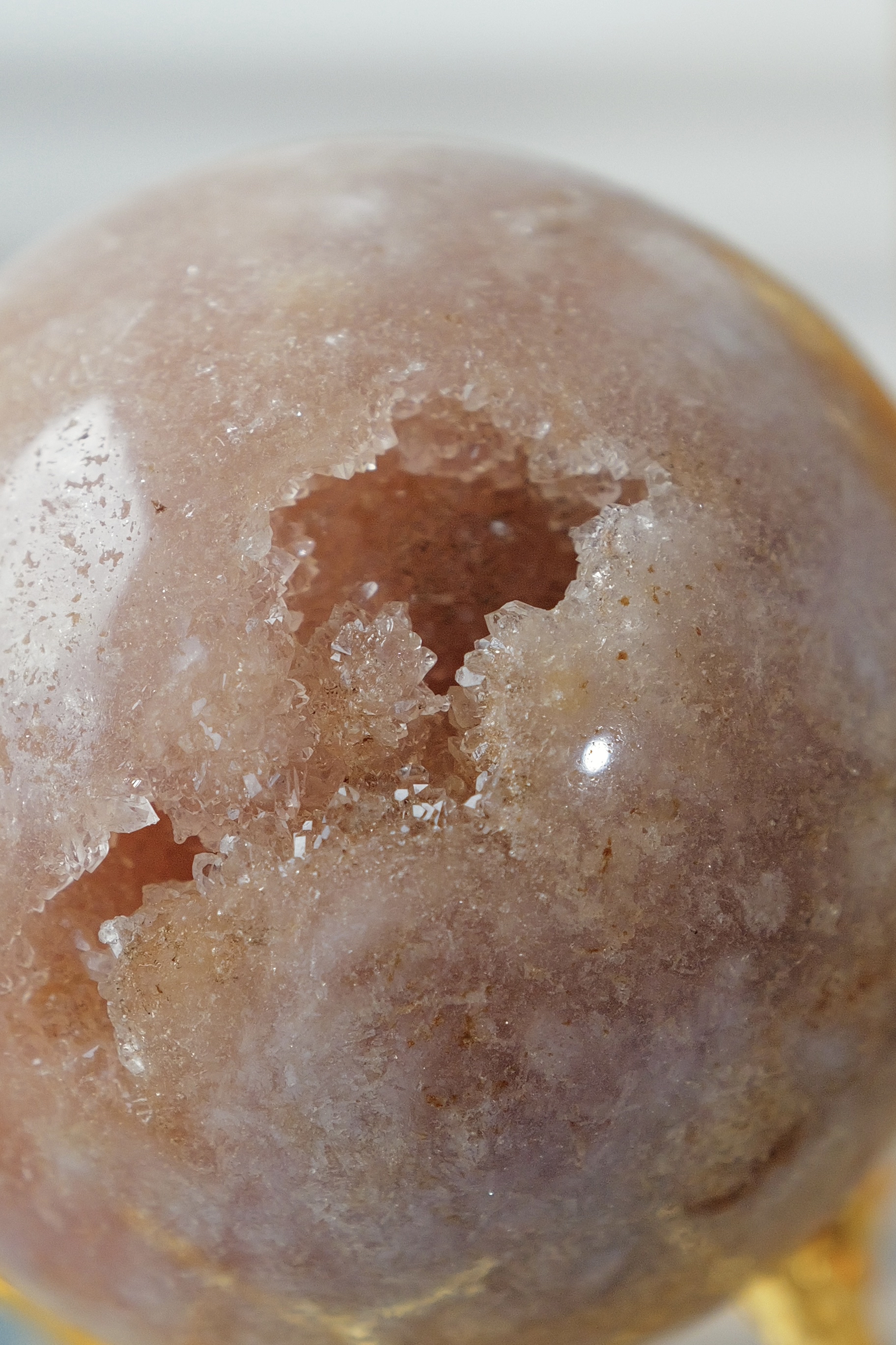 ༒ 6.7cm粉紅紫水晶 晶牙球༒ PA*7037CA8G3sa-RA*5TT