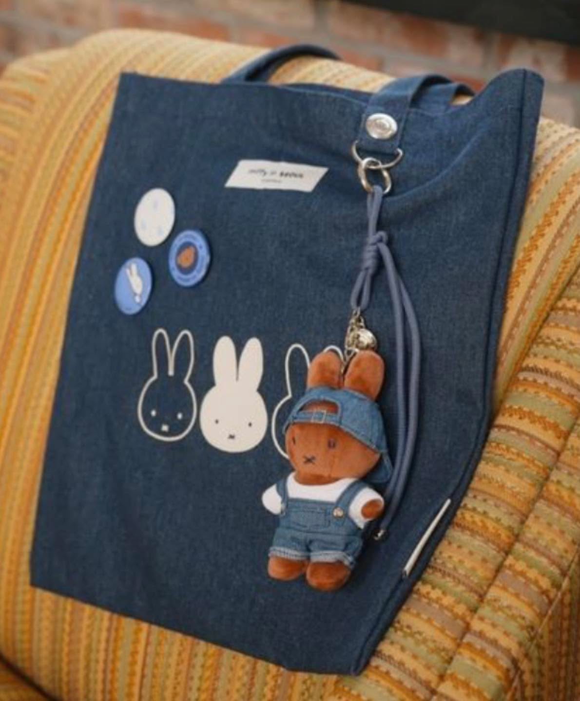 （約4月底到貨）🇰🇷韓國限定Miffy Seoul Denim Edition系列匙扣公仔掛飾（$168