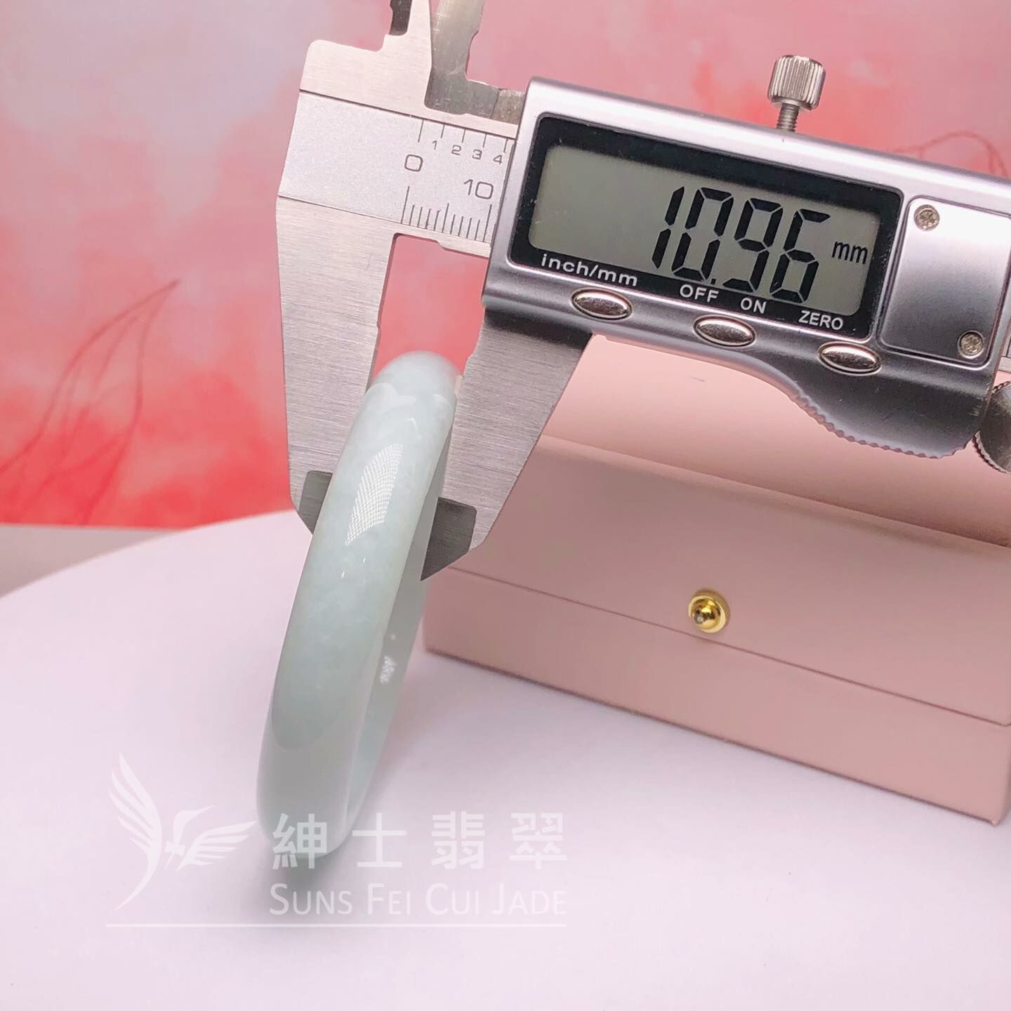 擺三橋蘋果綠福鐲50.9mm