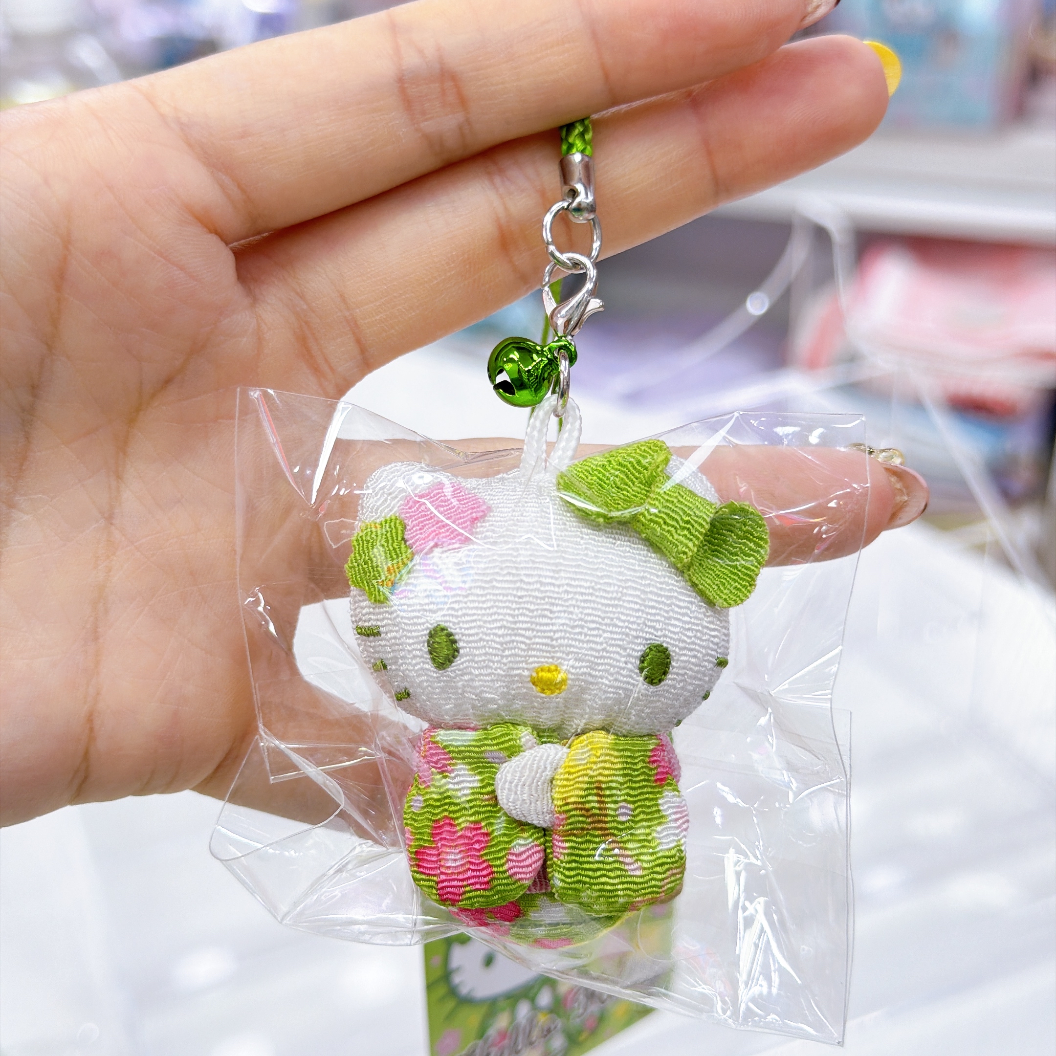 日本直送Sanrio 綠茶系列電話繩