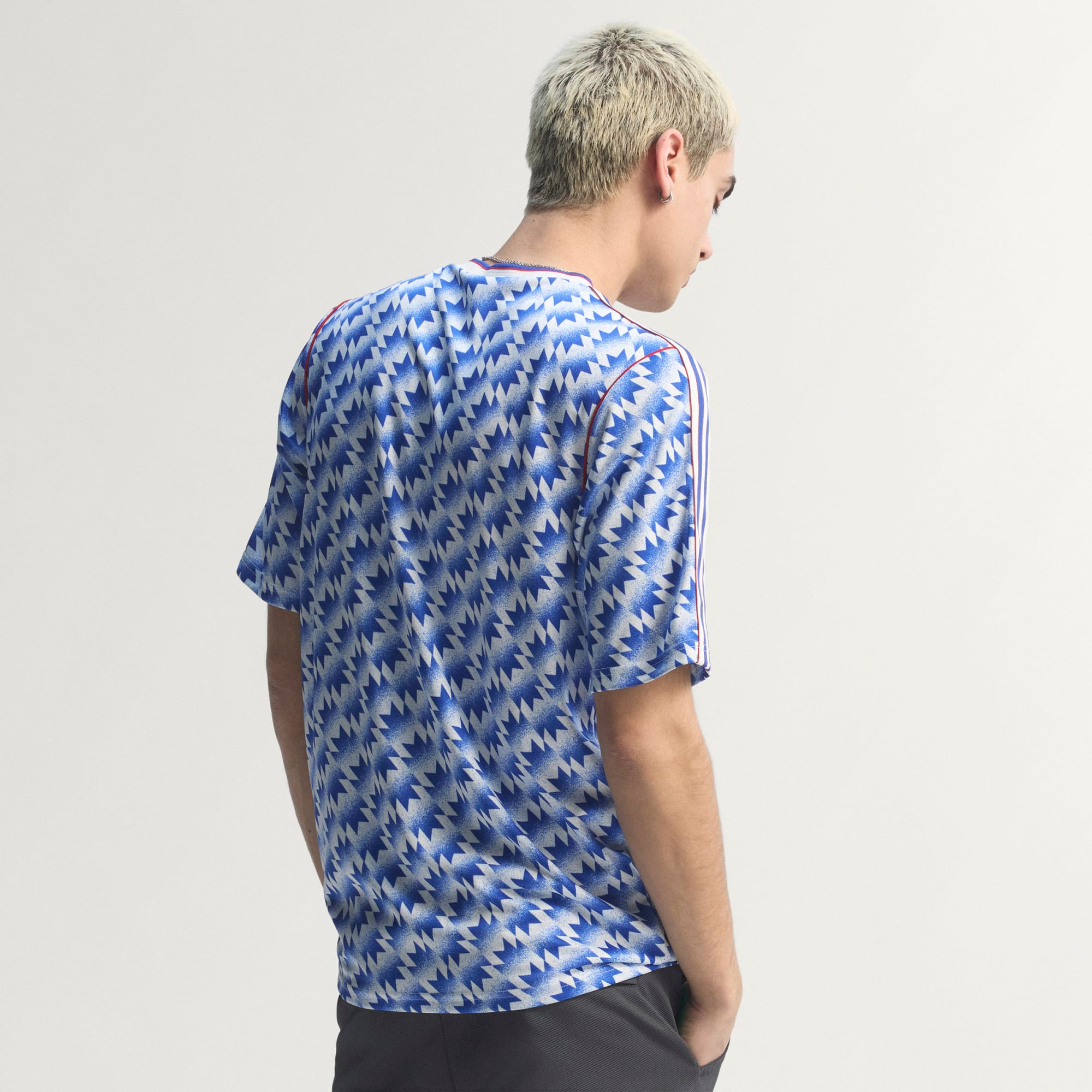 傳奇藍色美學 ⚽ Adidas Originals Manchester United 曼聯 1991/92 短袖復刻作客球衣 (可加印字) JM5495