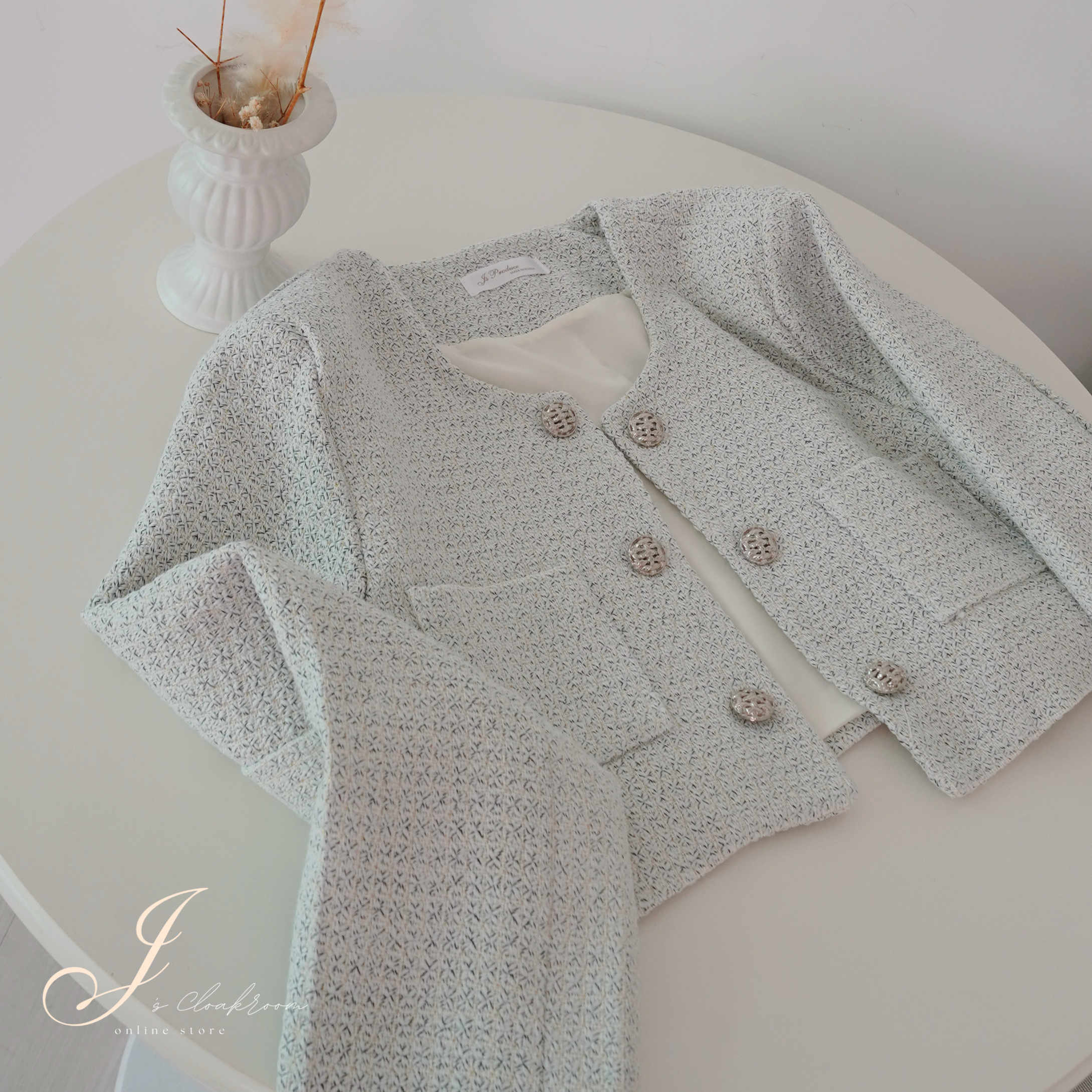 Elegant Tweed 短身外套(KR)356226