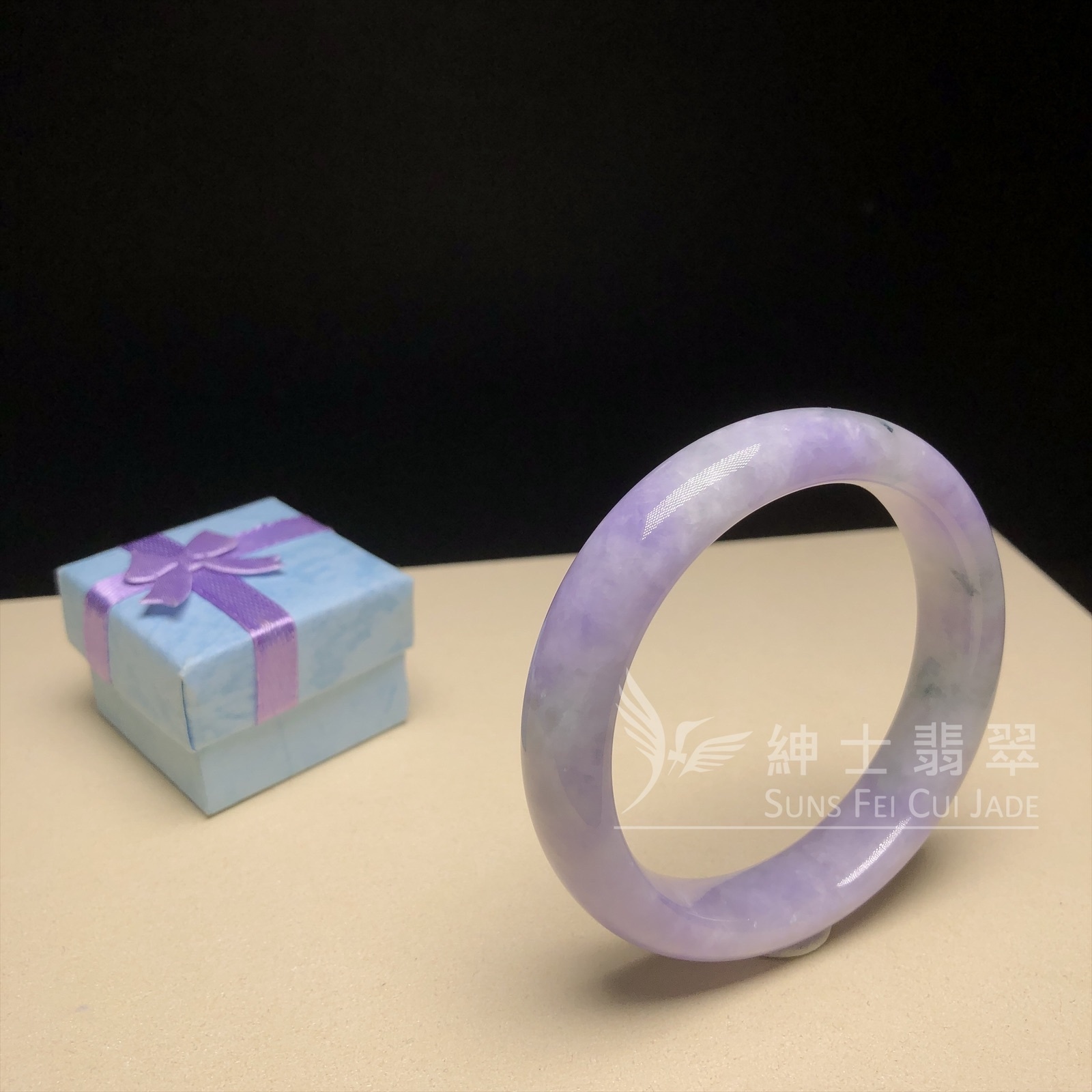 木那藍紫飄花福鐲54.3mm - 1