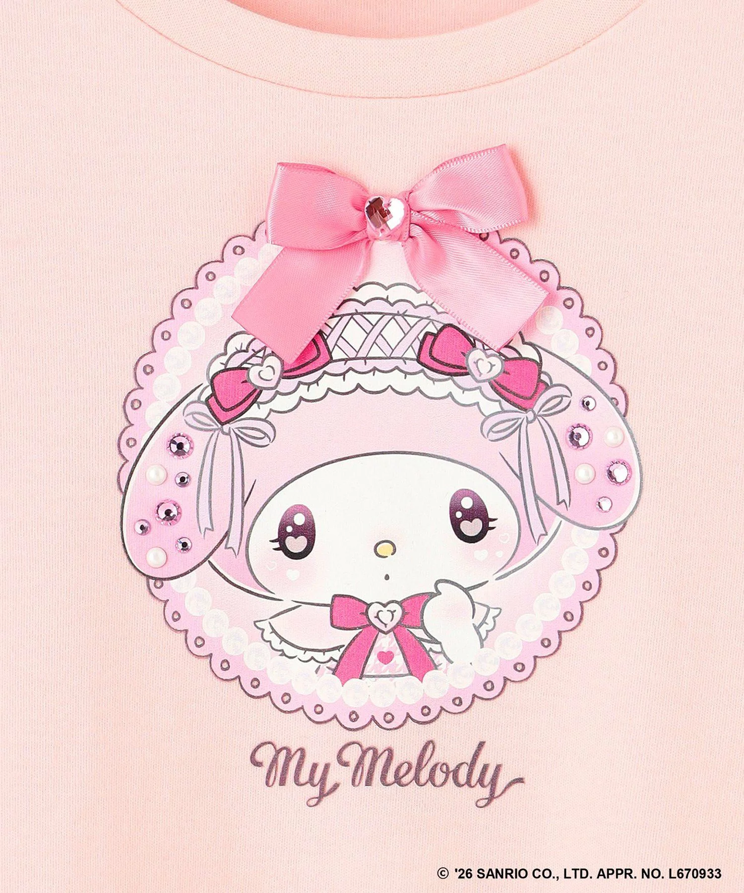 🆕【⭐訂購⭐】🌀 🇯🇵 日本直送 #Sanrio 寶石 緞帶 蕾絲 長袖Tee［3款選］🌀 [ELJA-0202][261122]