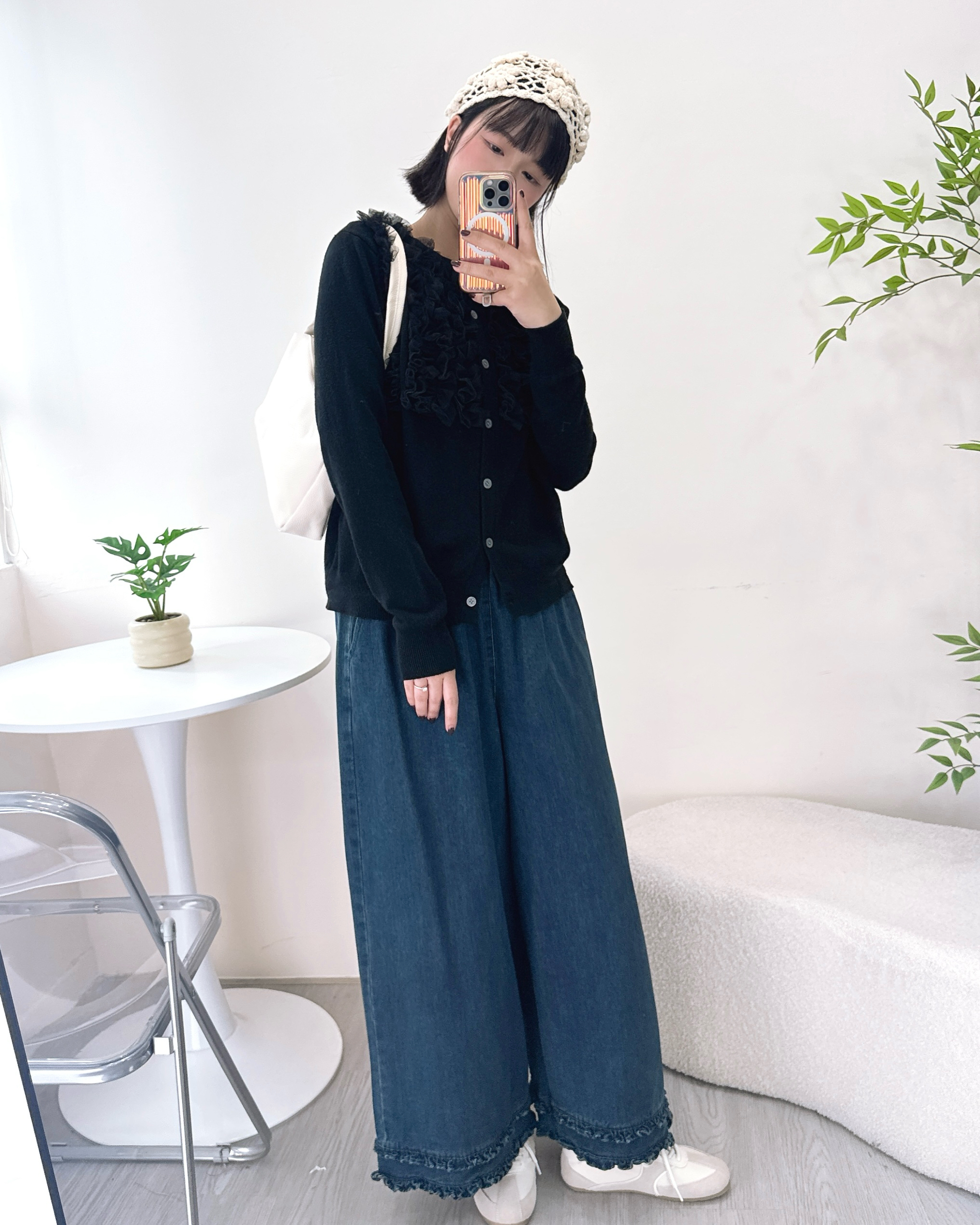 型格荷葉邊寬鬆闊褲 3色