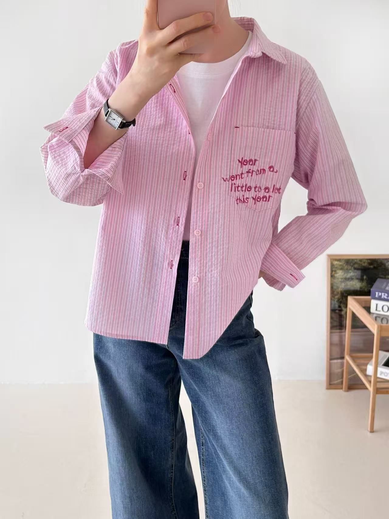 韓國免燙條子恤 M517 03no16300