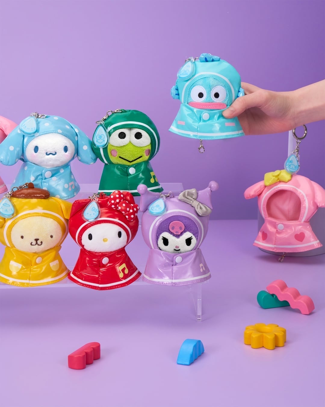 📝預訂📝 🌸Olive Young X Sanrio 韓國🇰🇷限定 雨褸版鎖匙扣
