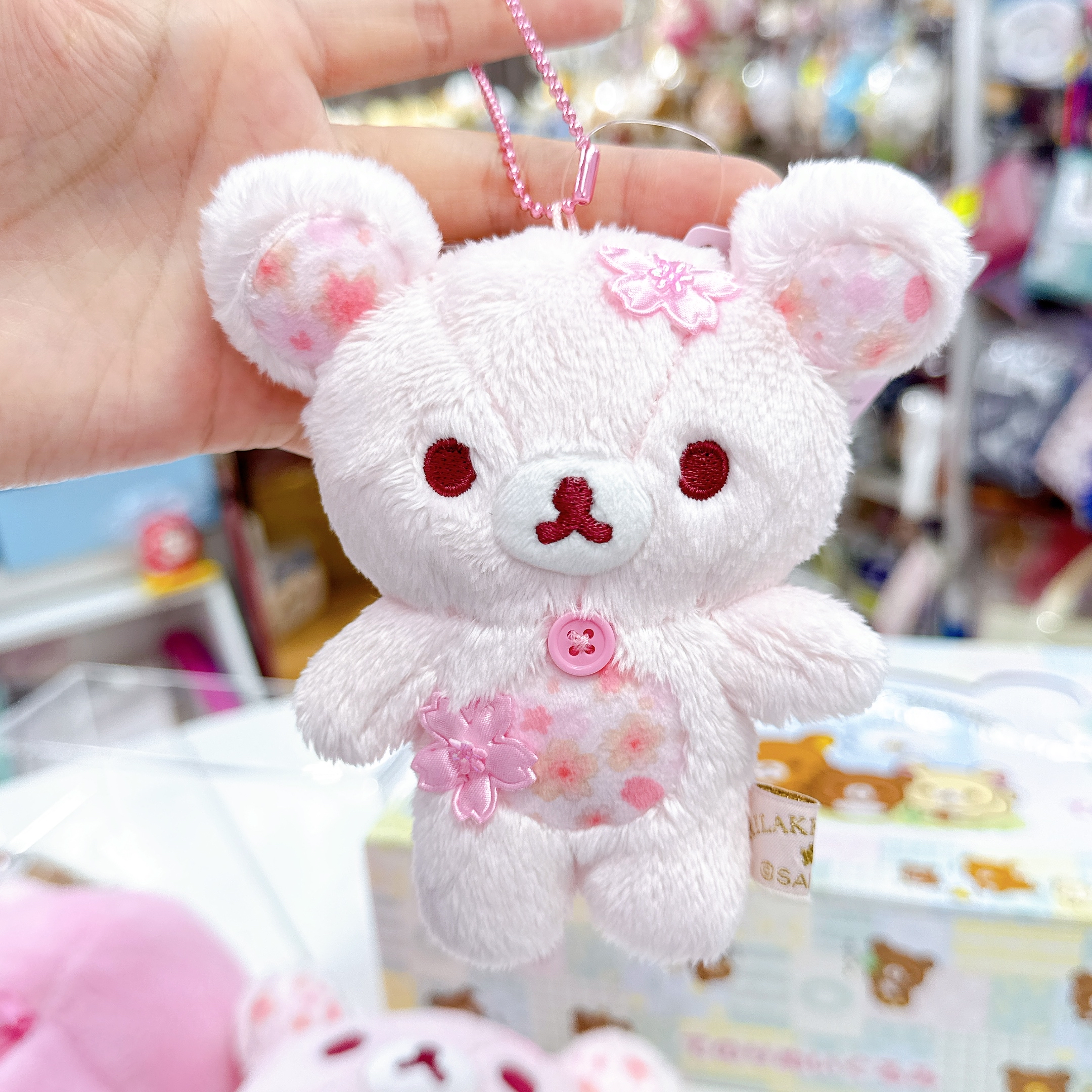 日本直送鬆弛熊櫻花系列公仔掛飾