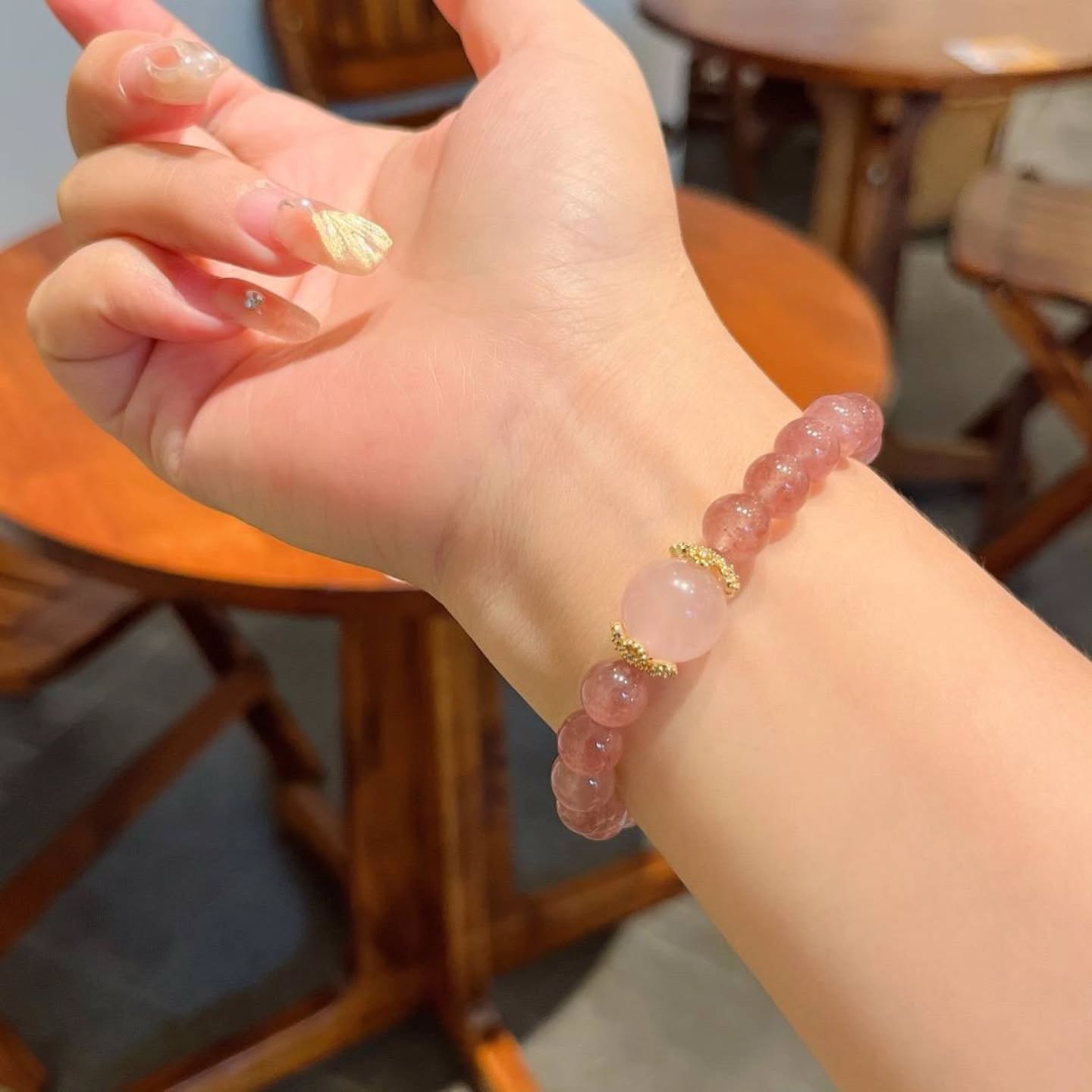 🪵“莓”烦恼女孩👧水晶手串 🇨🇳