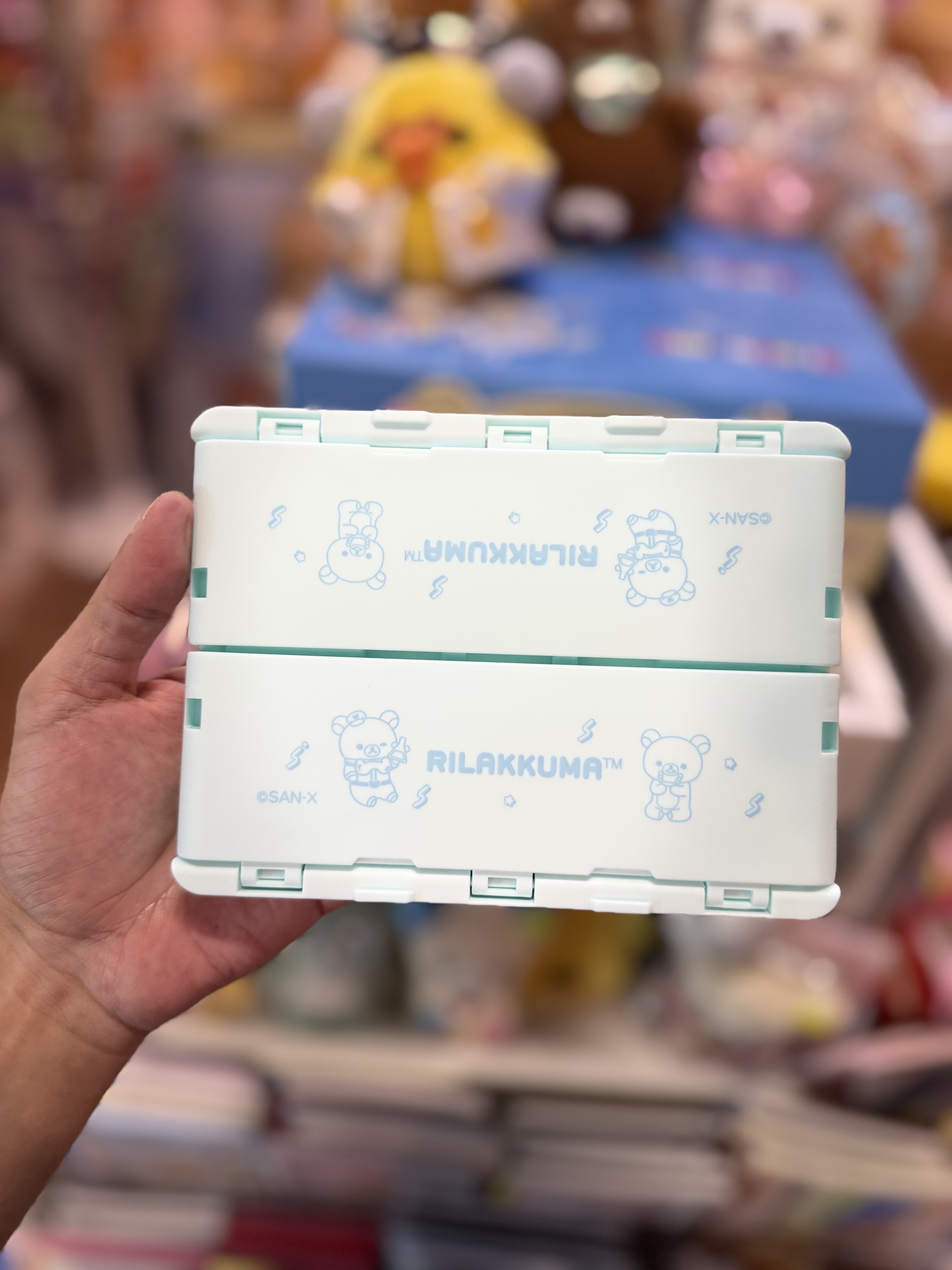 《現貨》全新rilakkuma 實驗室系列摺疊式小物兜