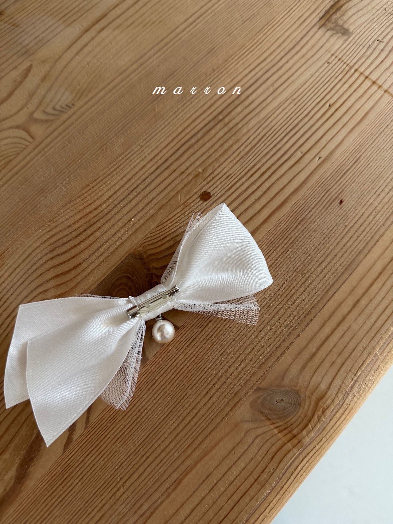 🇰🇷Marron 扣針蝴蝶結
