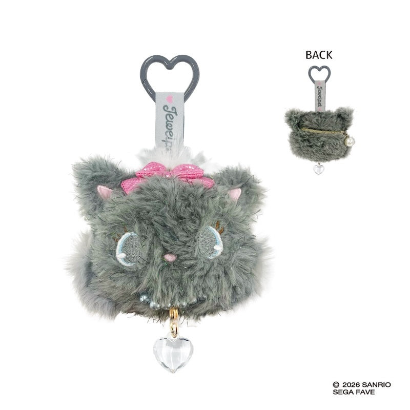 寶石寵物 Jewelpet 大頭毛公仔掛飾小物包 #P-SAG0156 [NIC] (PRE-ORDER) [2026/11]