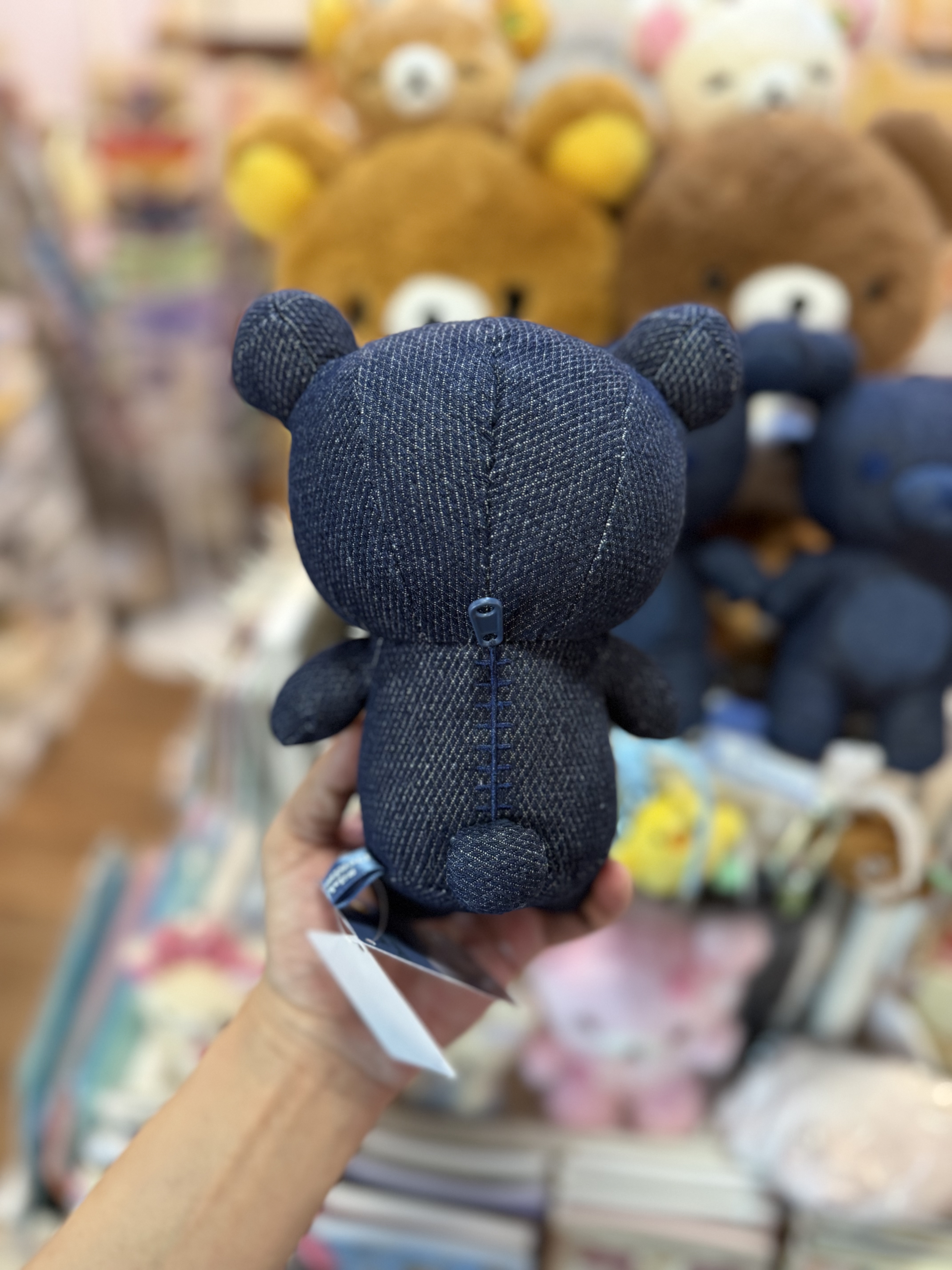 《現貨》全新日本倉敷/輕井澤店限定 牛仔布材質Rilakkuma 公仔