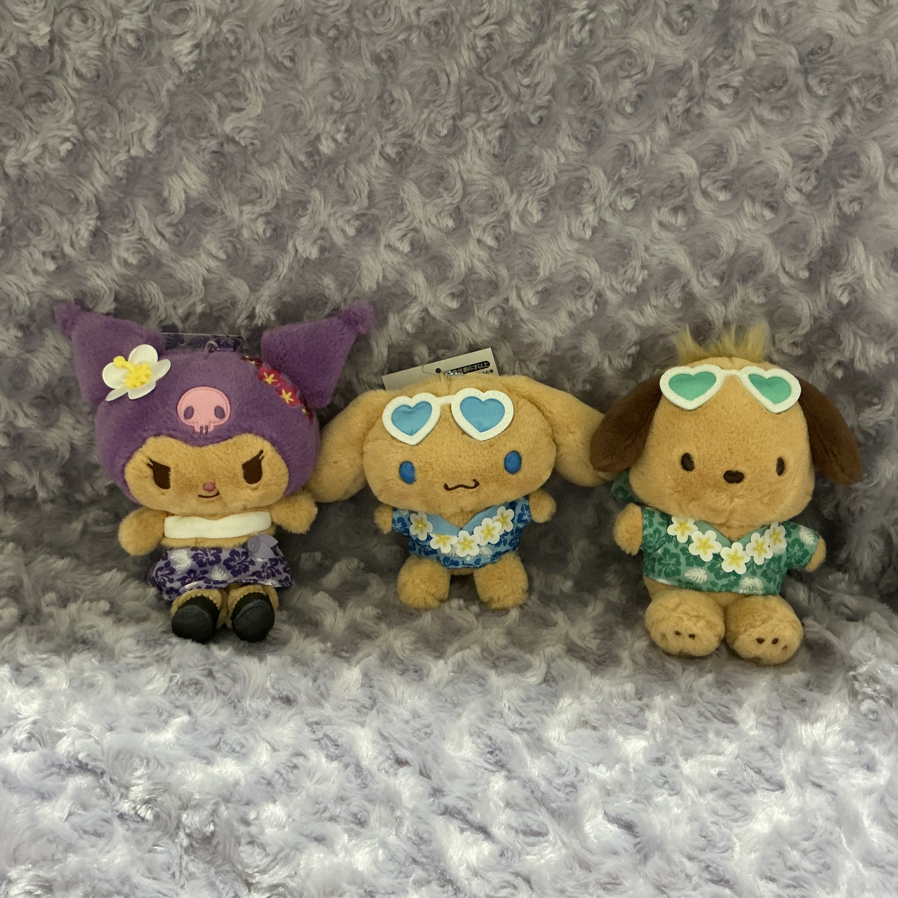 「現貨」Sanrio夏威夷日燒肌公仔匙扣