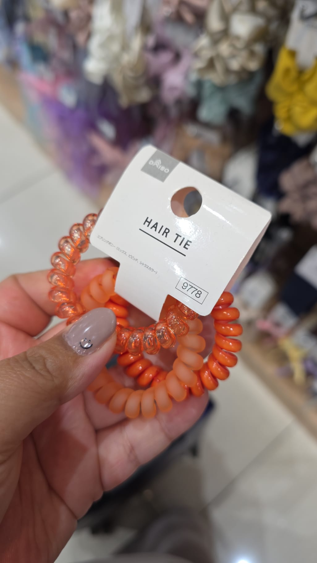 daiso hair tie