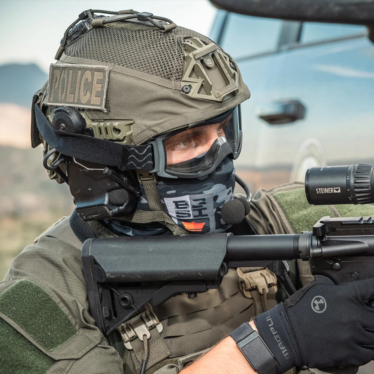 Bolle Safety X1000 戰術護目鏡 (單層鏡片版)