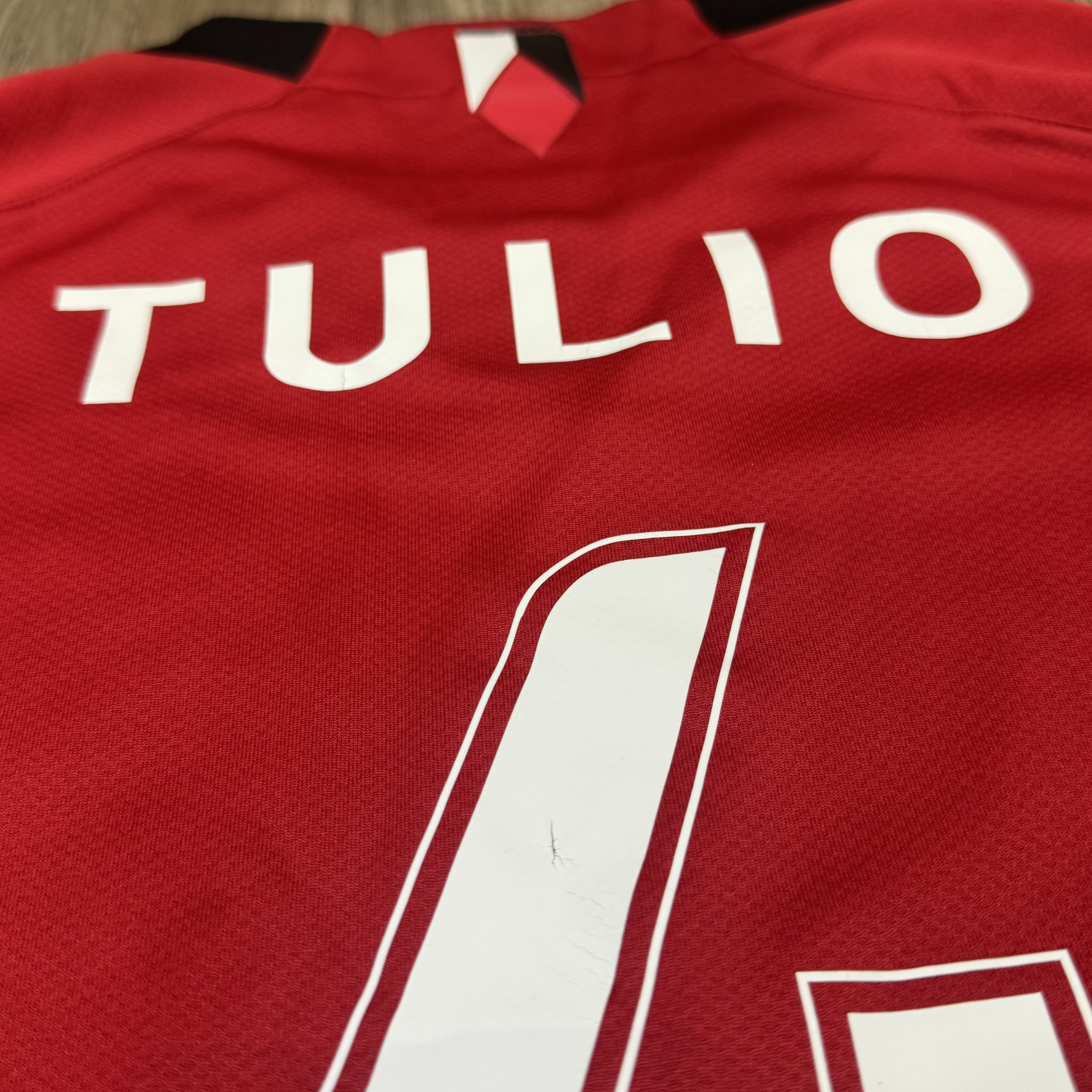 Urawa Reds 2008 ACL home shirt #4 Tulio 