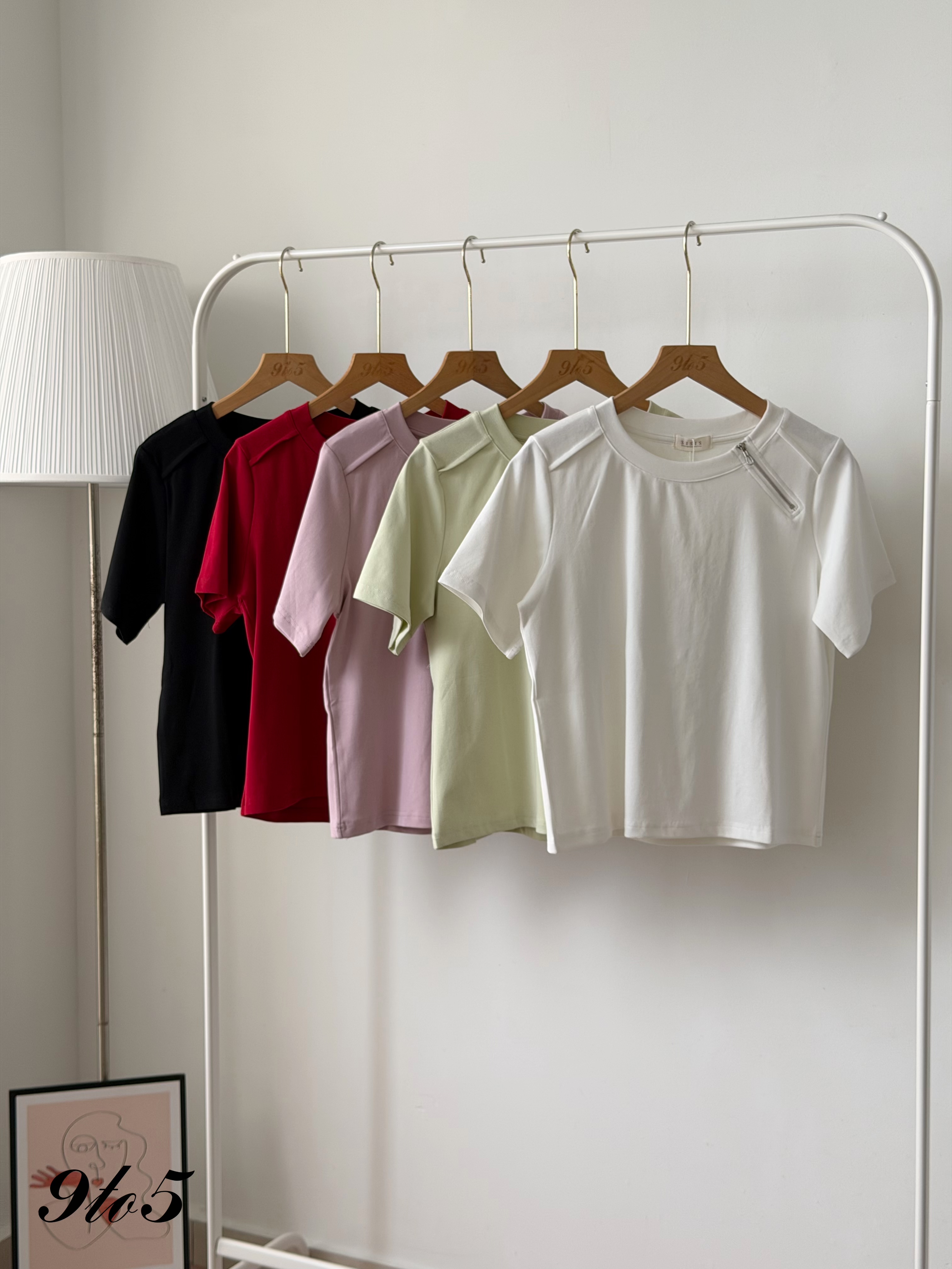 T4491 Short Sleeve Plain Tee - 5 Colors 