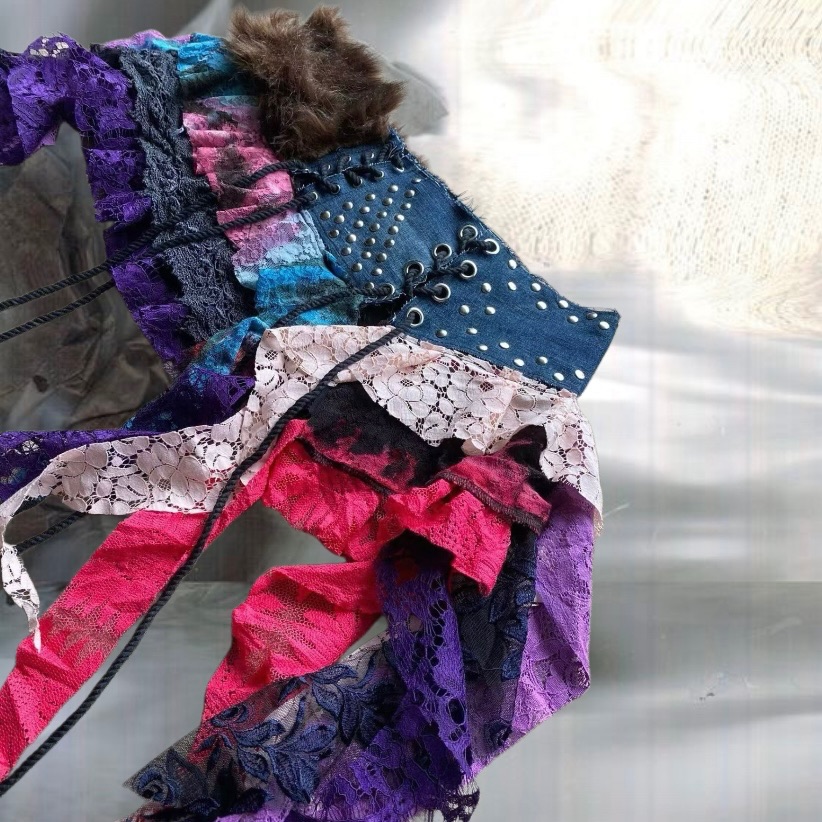 Dark Lolita Handmade Skirt