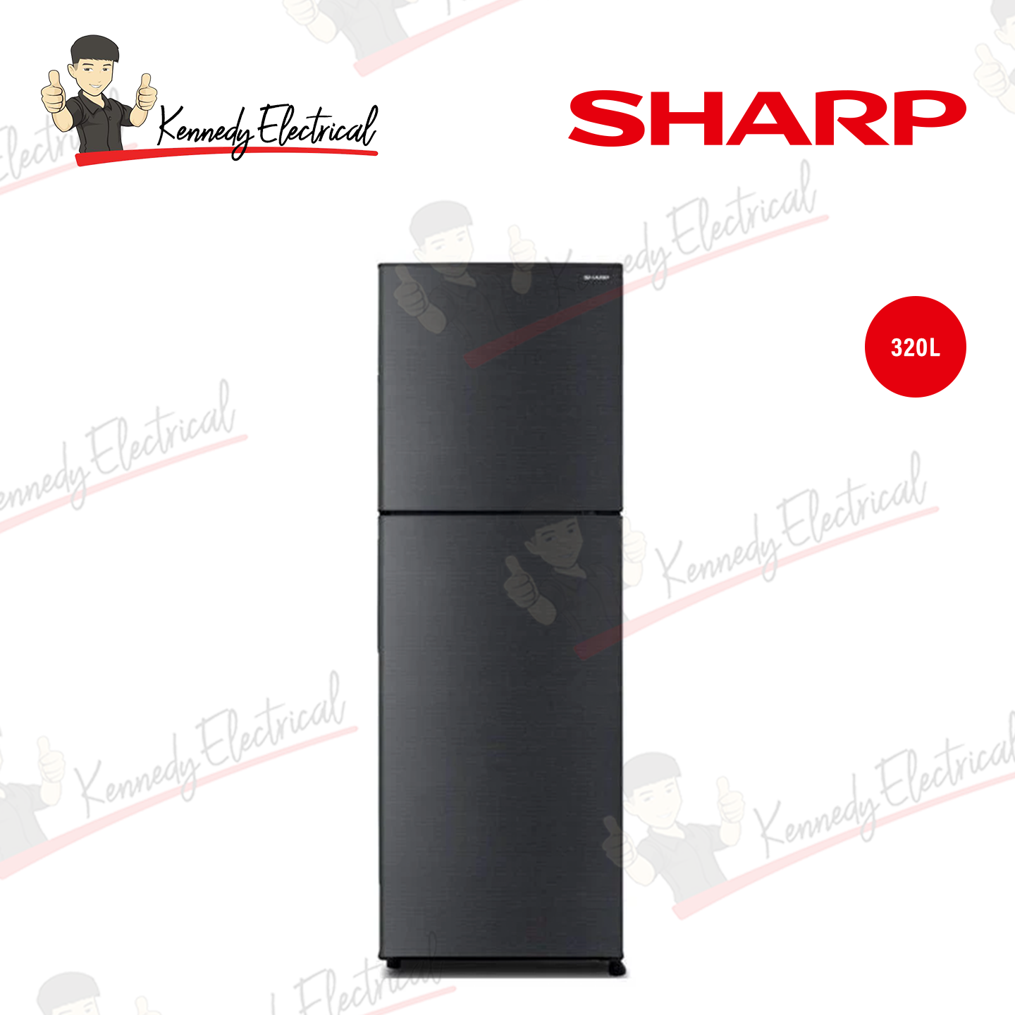 Sharp 320L Top Mount Refrigerator (SJ327MDS)